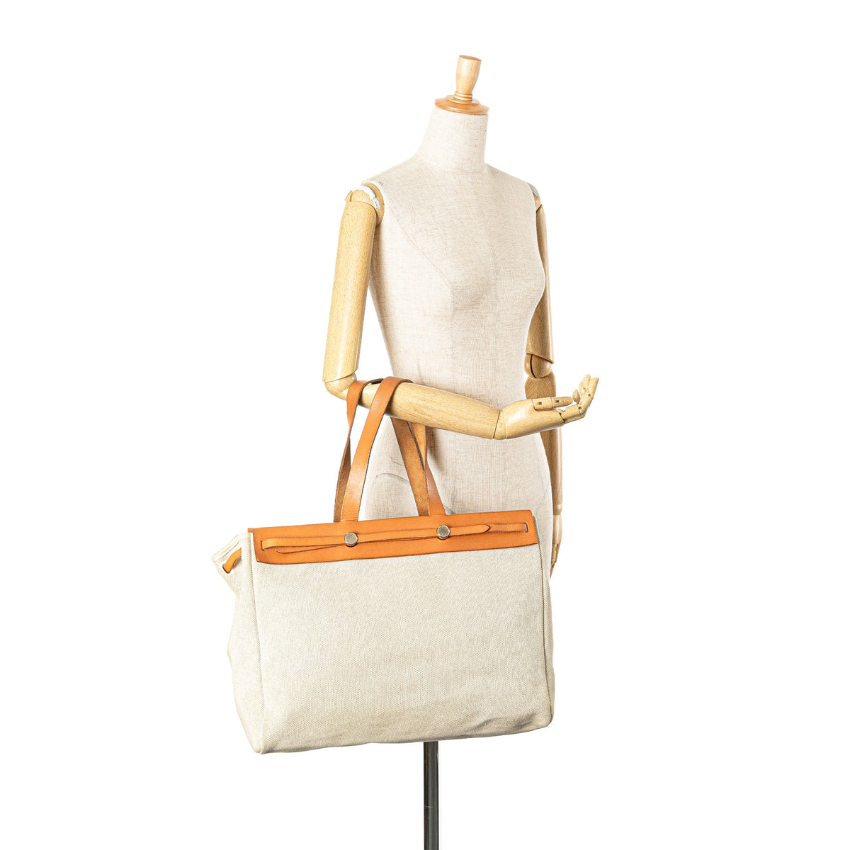 Hermès Toile Herbag Cabas GM Brown