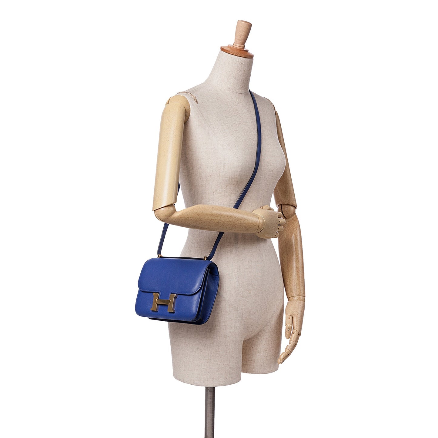 Hermès Mini Swift Constance 18 Blue