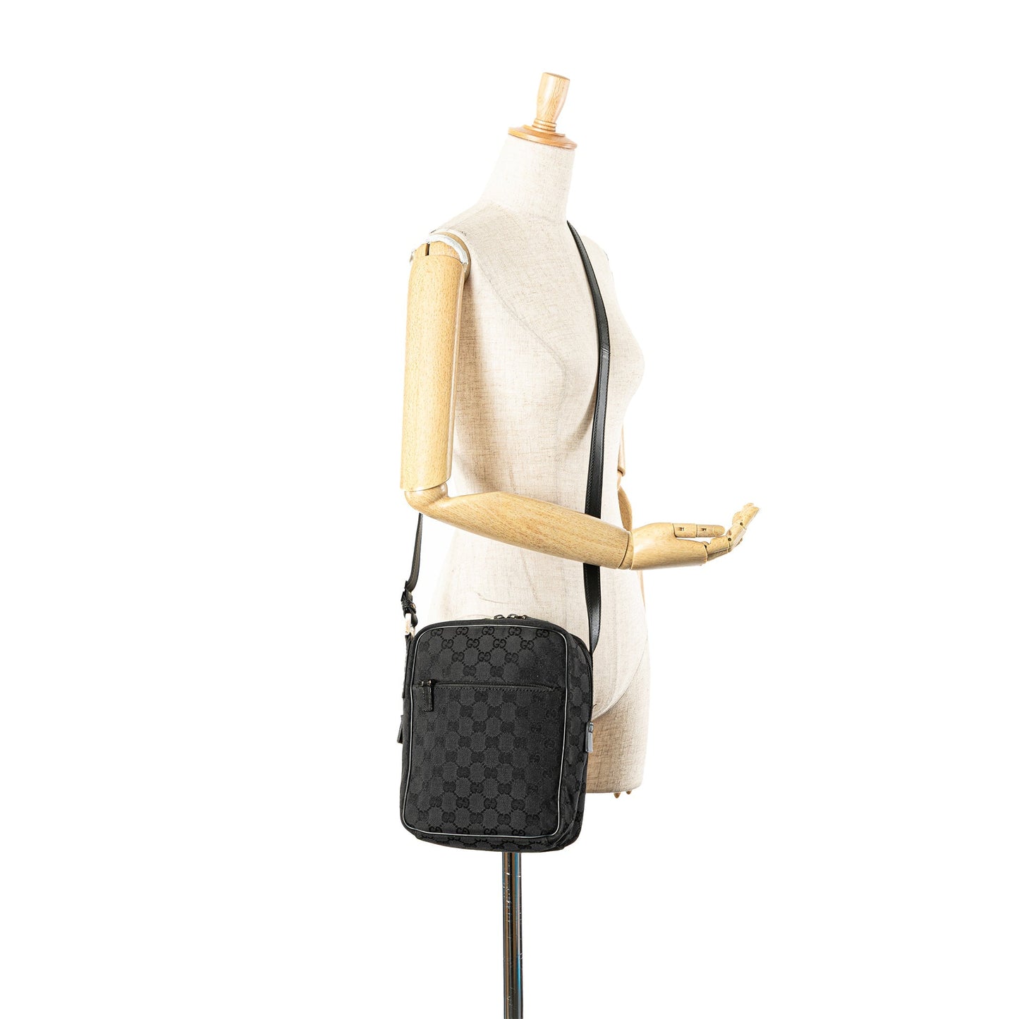Gucci GG Canvas Crossbody Black