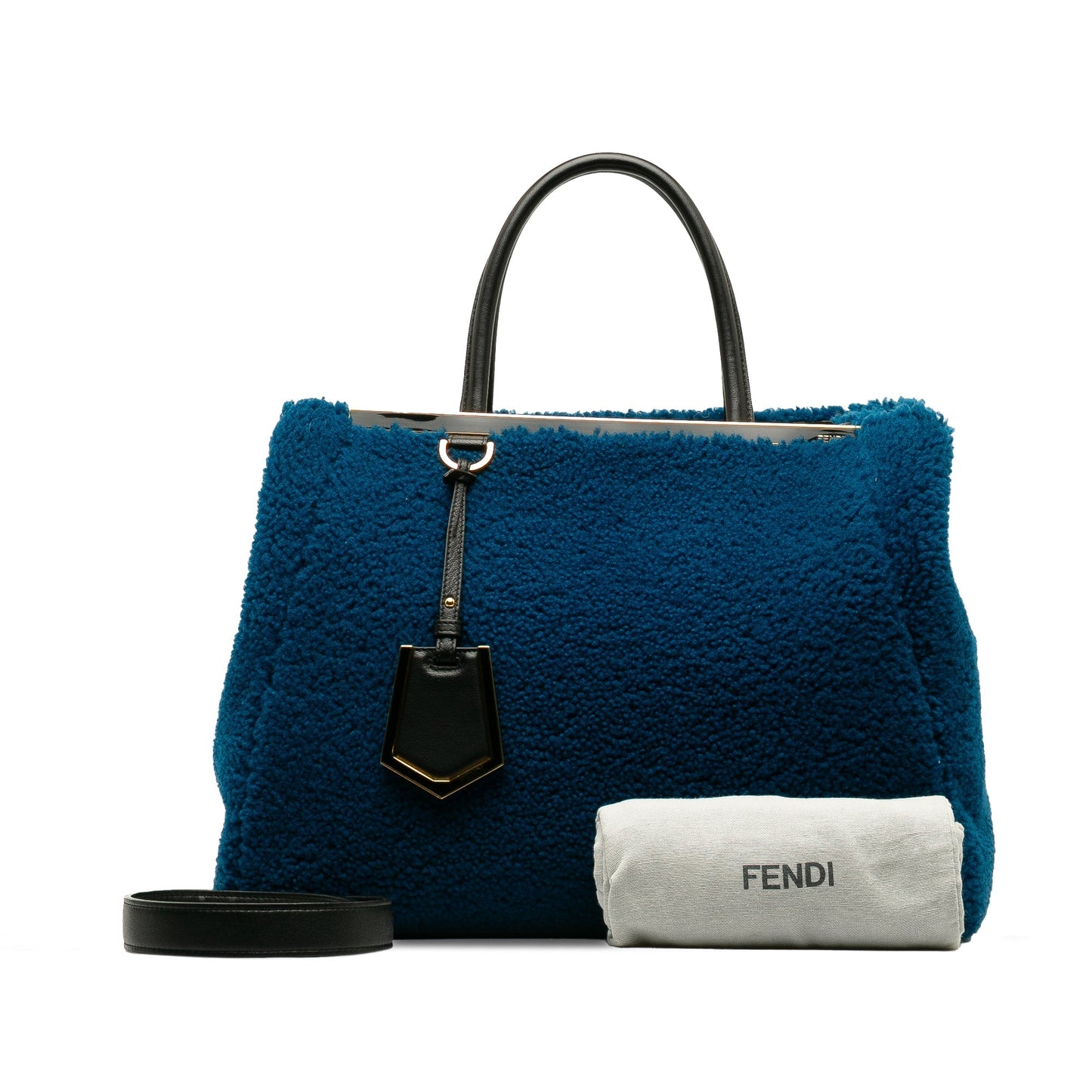 Fendi Medium Shearling 2Jours Blue