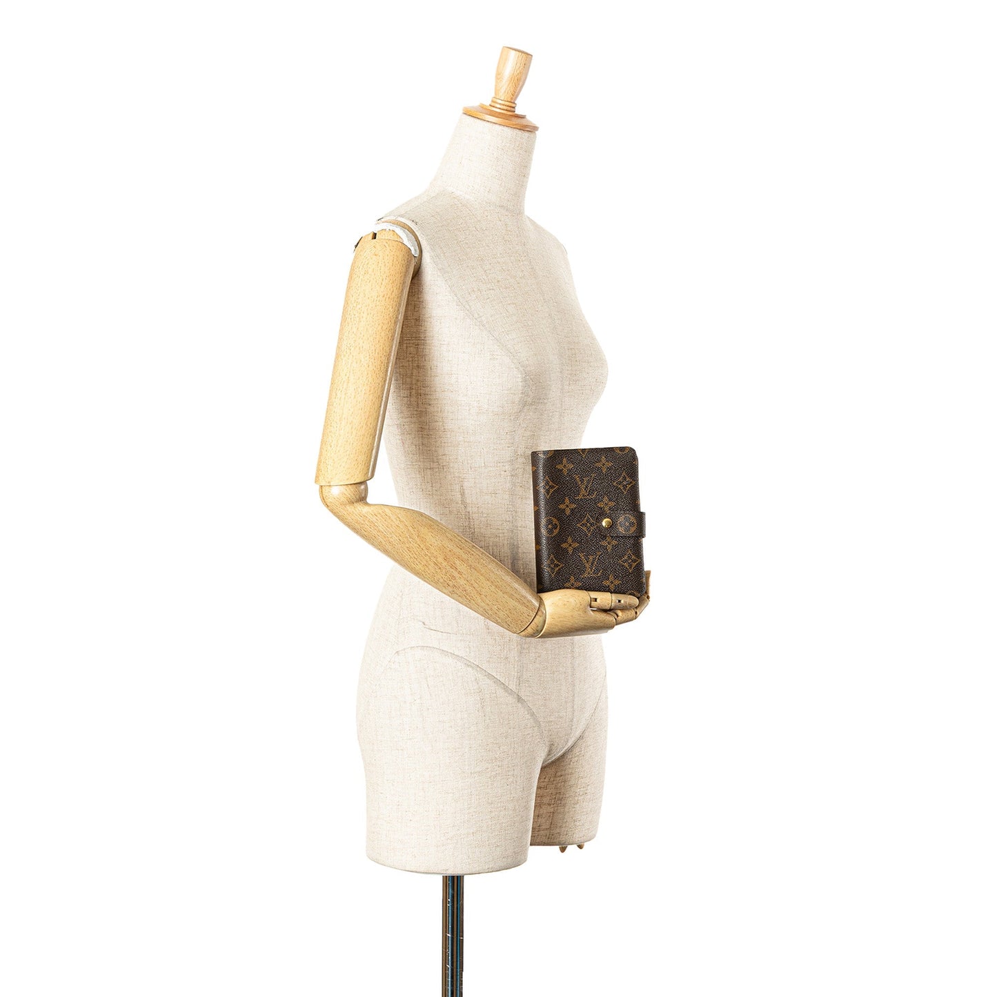 Louis Vuitton Monogram Porte-Papier Zipped Wallet Brown