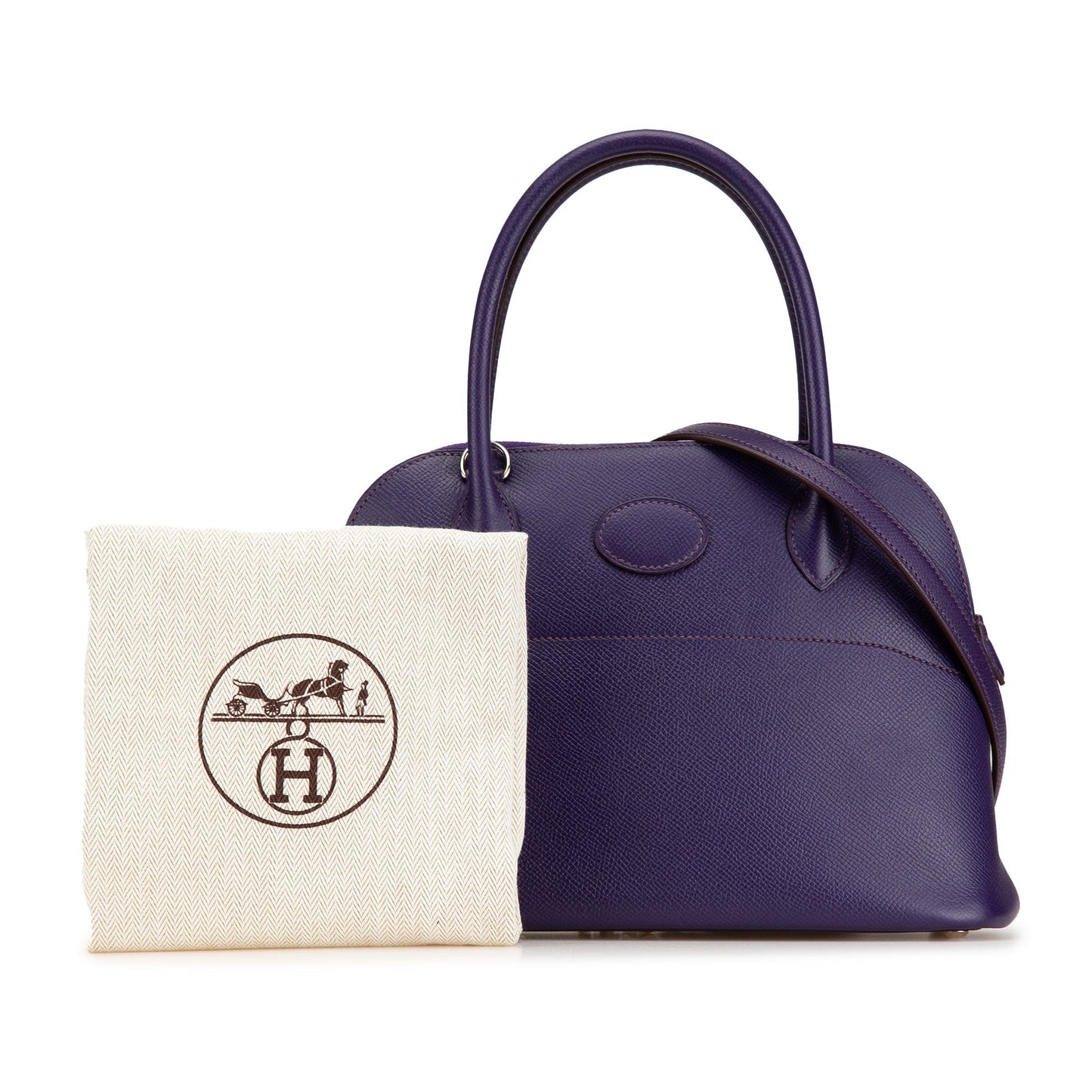 Hermès Epsom Bolide 27 Purple