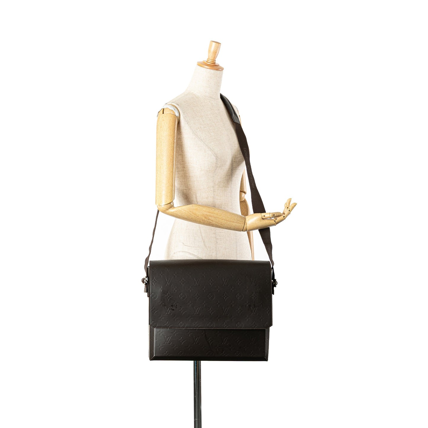 Louis Vuitton Monogram Glace Fonzie Brown