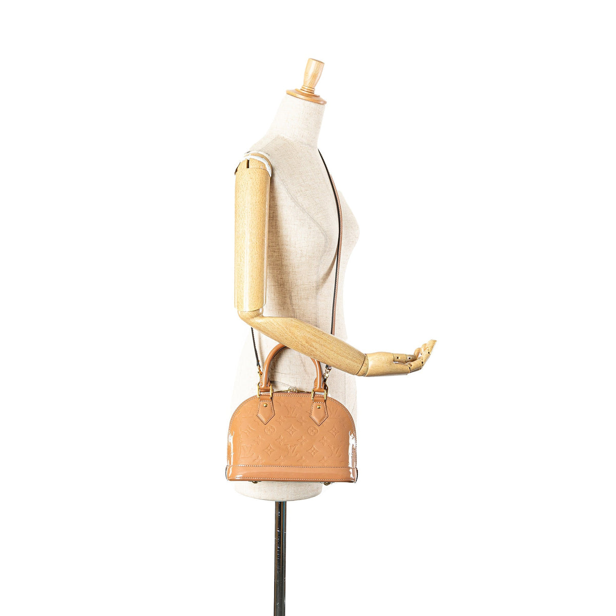 Louis Vuitton Monogram Vernis Alma BB Brown