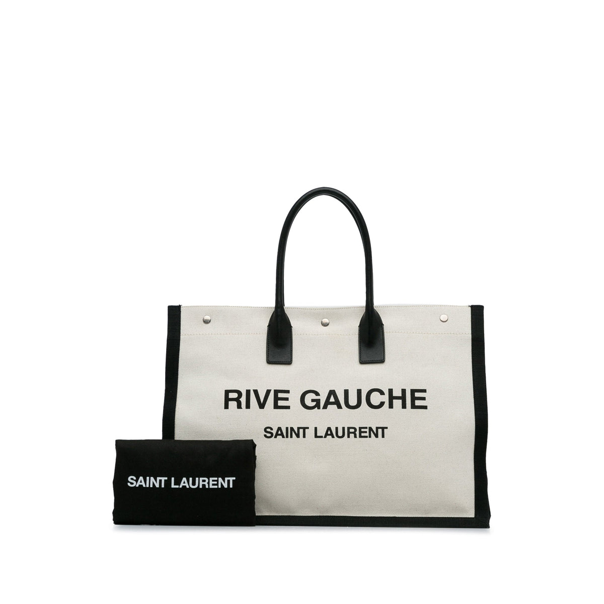 Yves Saint Laurent Rive Gauche Tote White