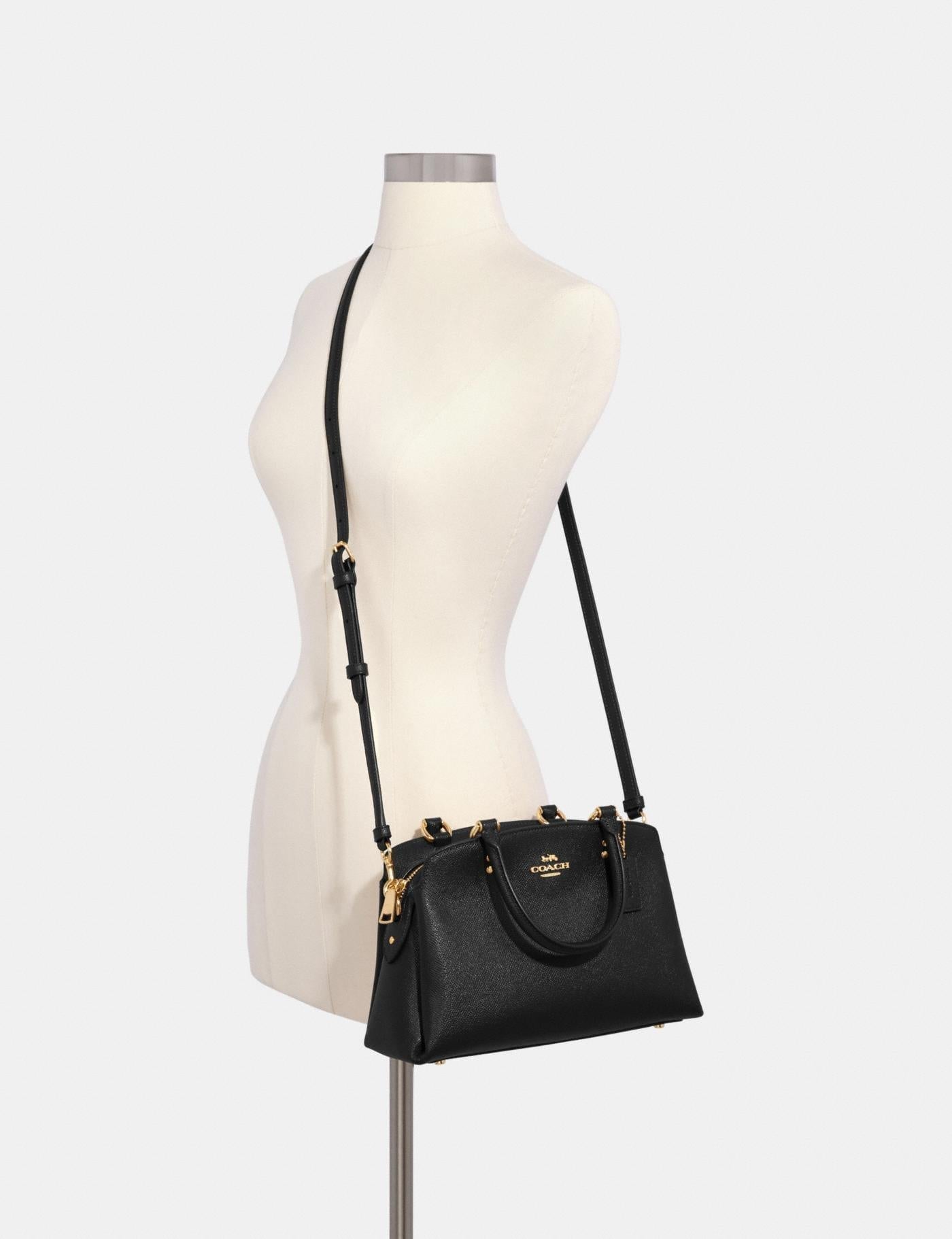 Coach Mini Lillie Carryall In Black