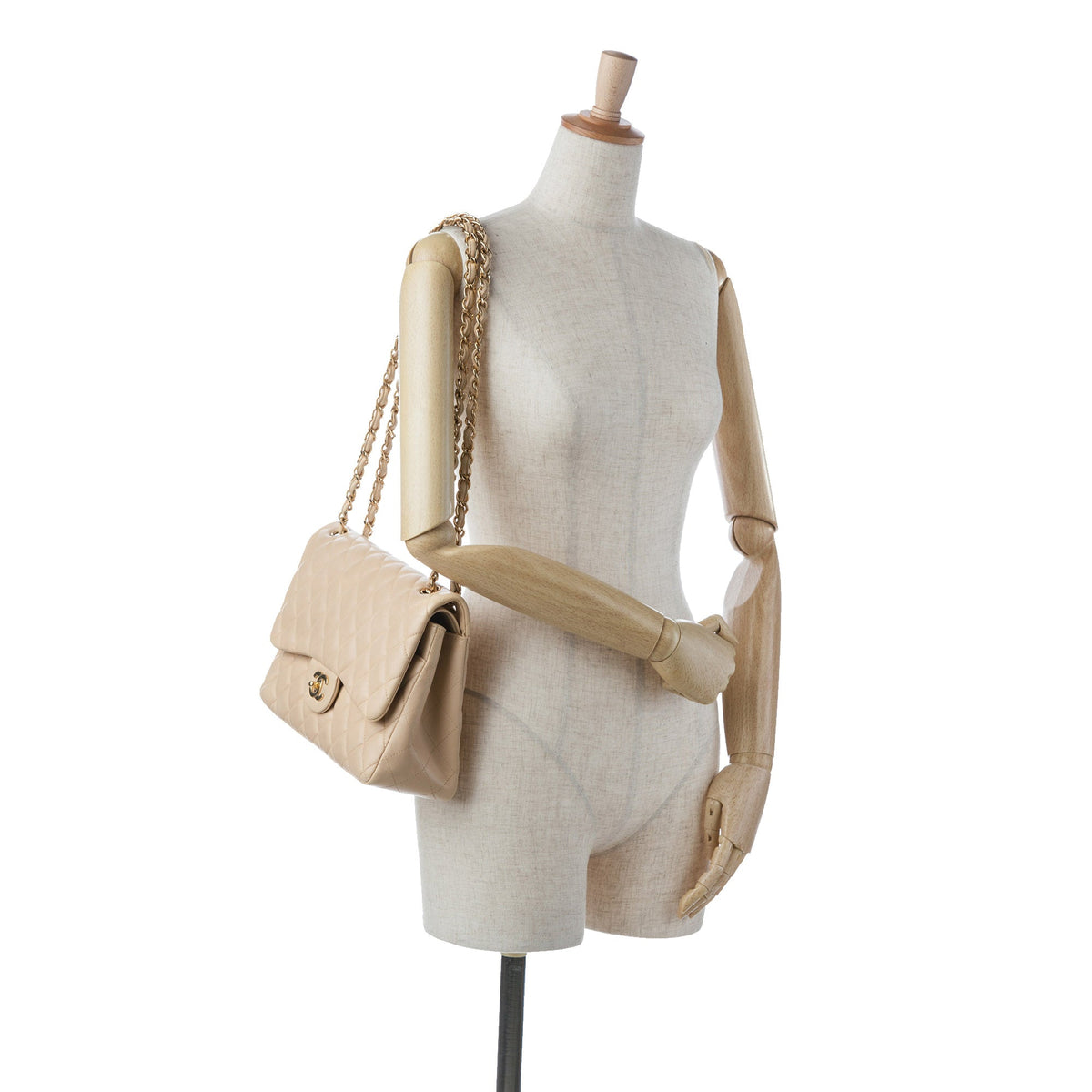 Chanel Jumbo Classic Lambskin Double Flap Brown