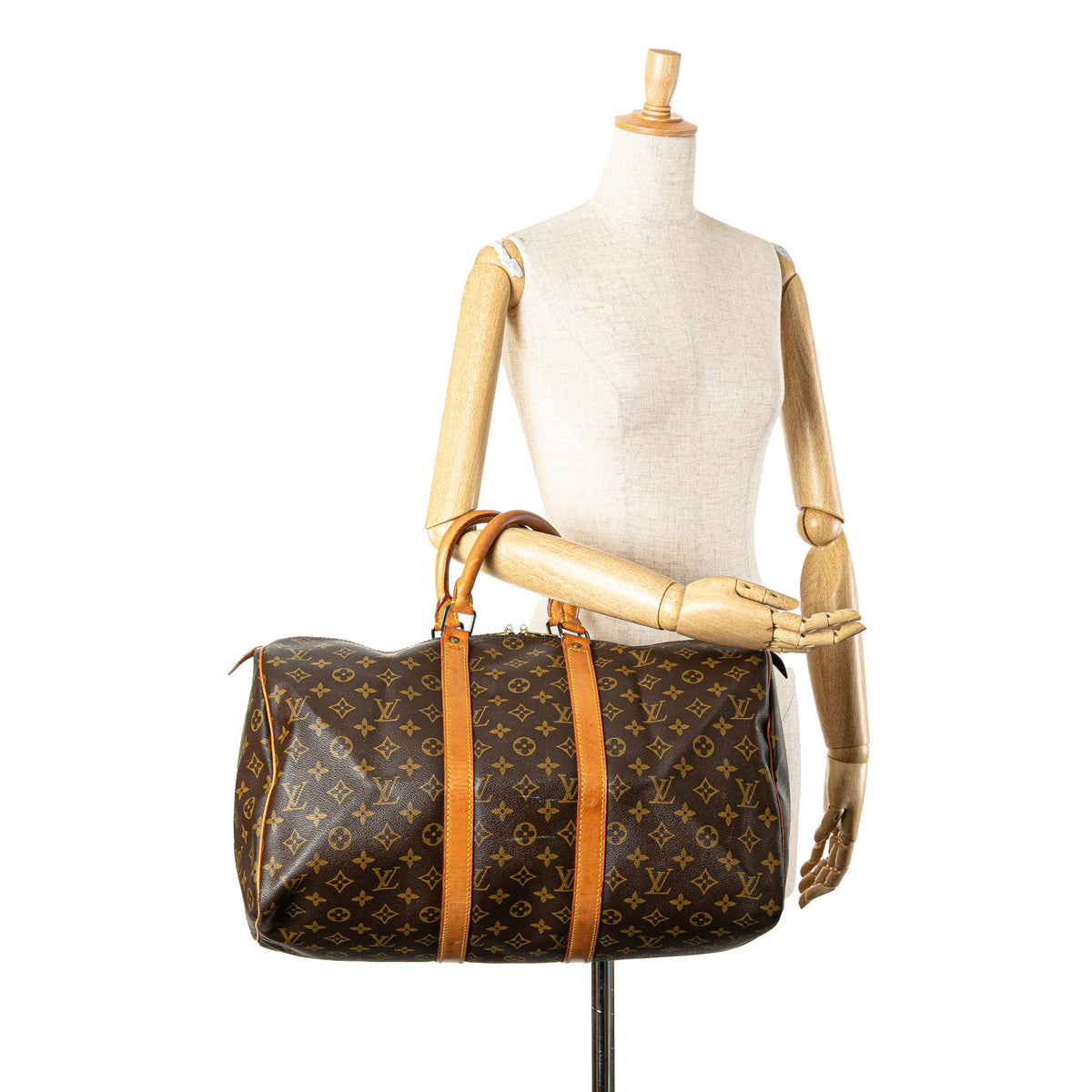 Louis Vuitton Monogram Keepall 45 Brown