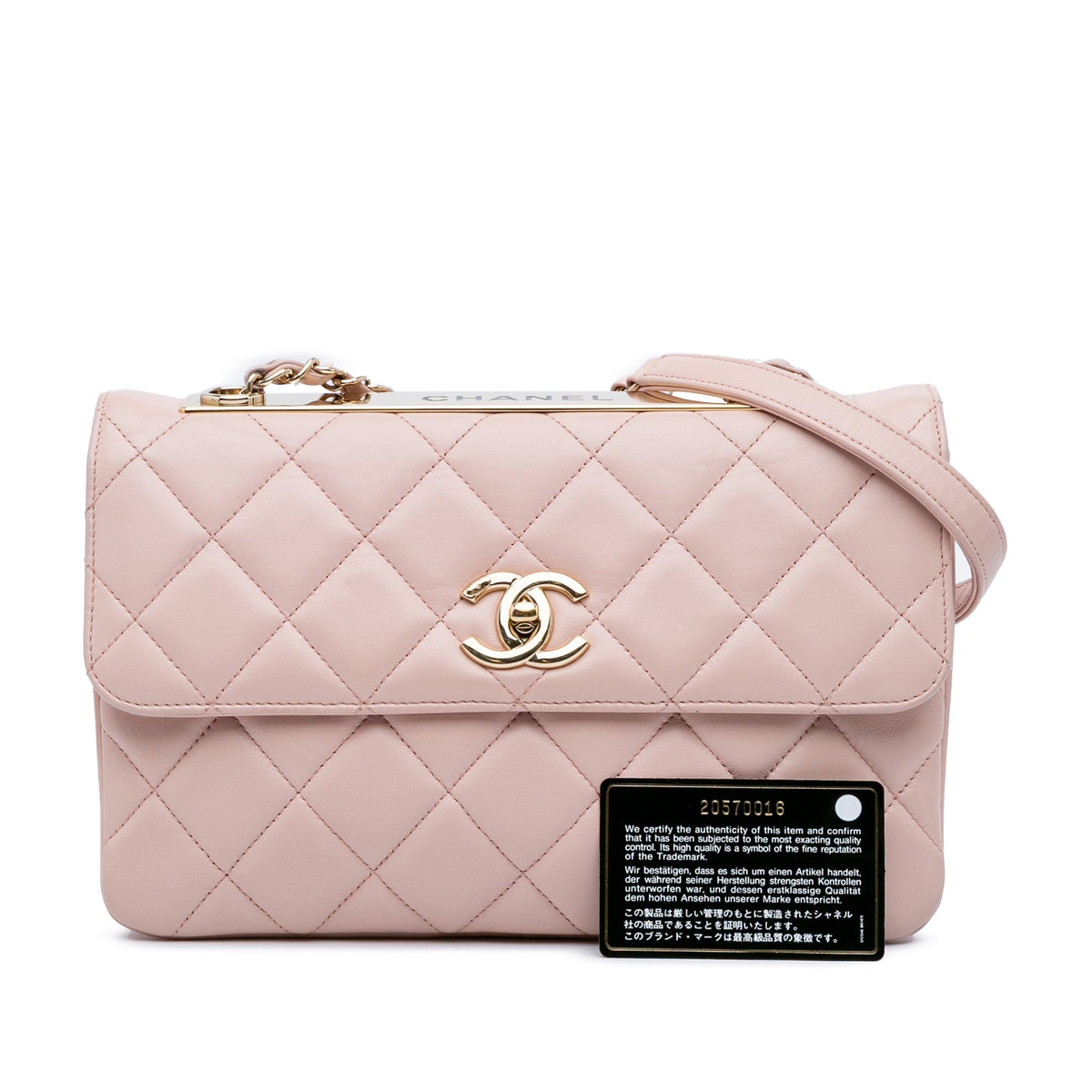 Chanel Quilted Lambskin Trendy CC Flap Pink