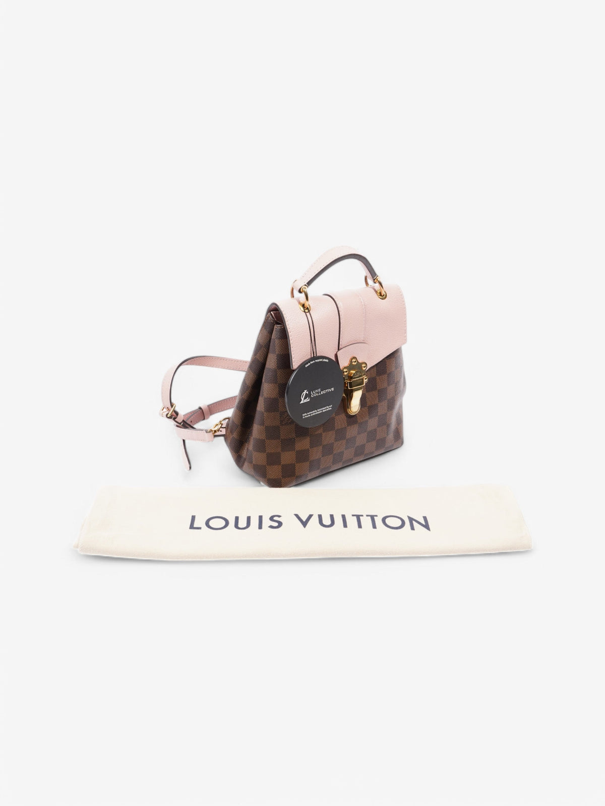 Louis Vuitton Clapton Monogram / Pink Coated Canvas