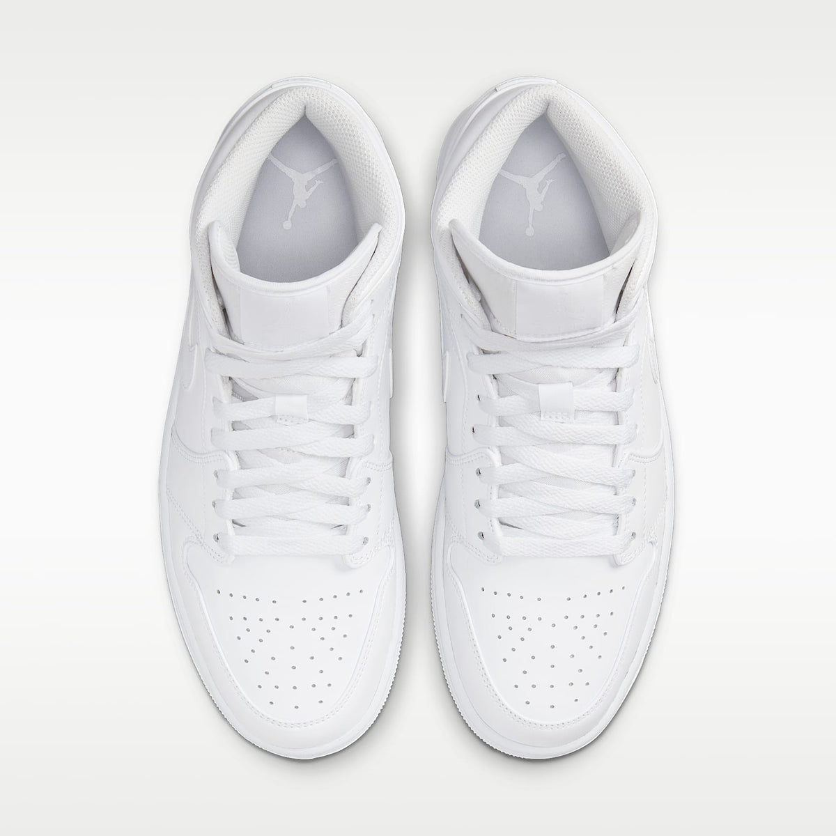 Air Jordan 1 Mid - White/White/White