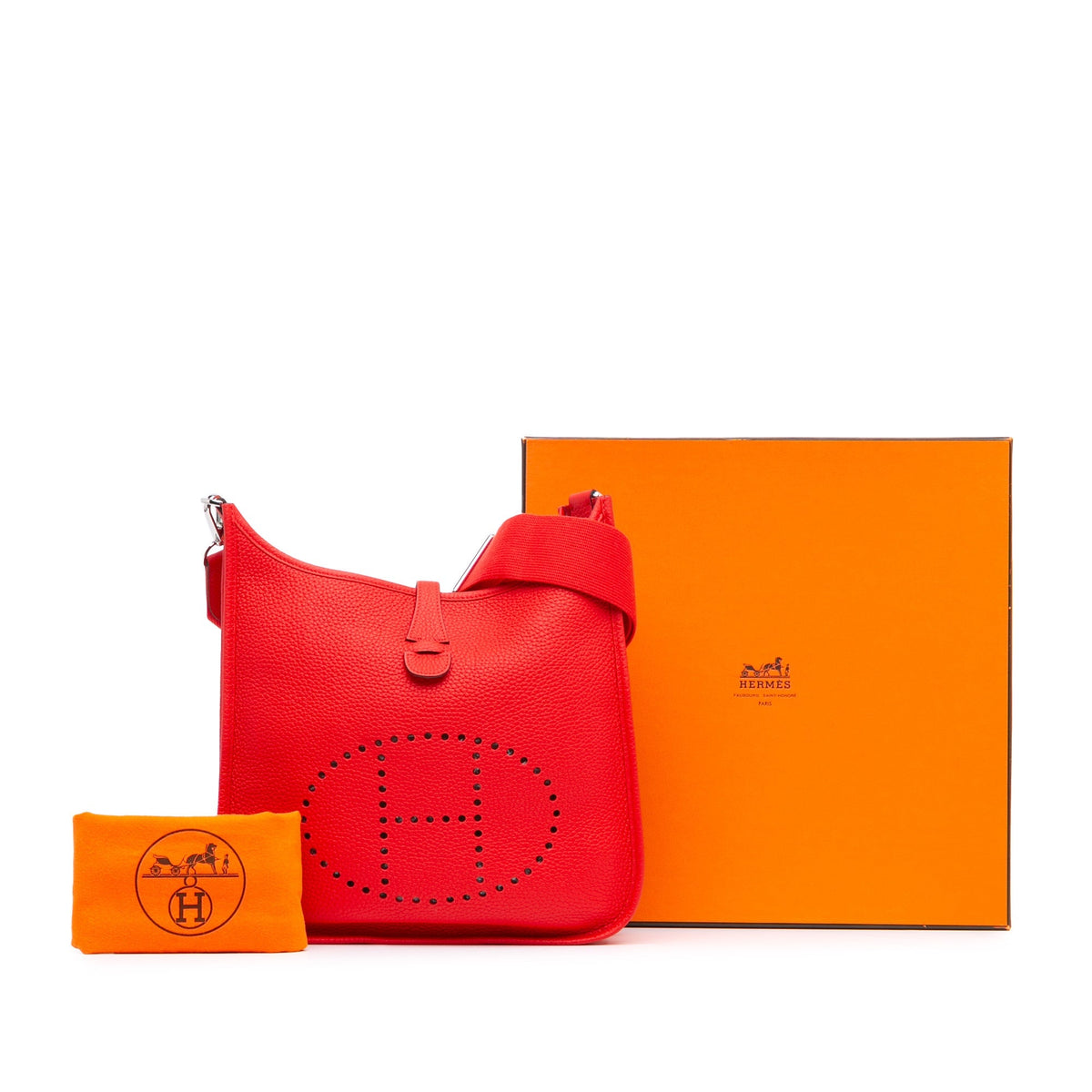 Hermès Clemence Evelyne III 29 PM Red
