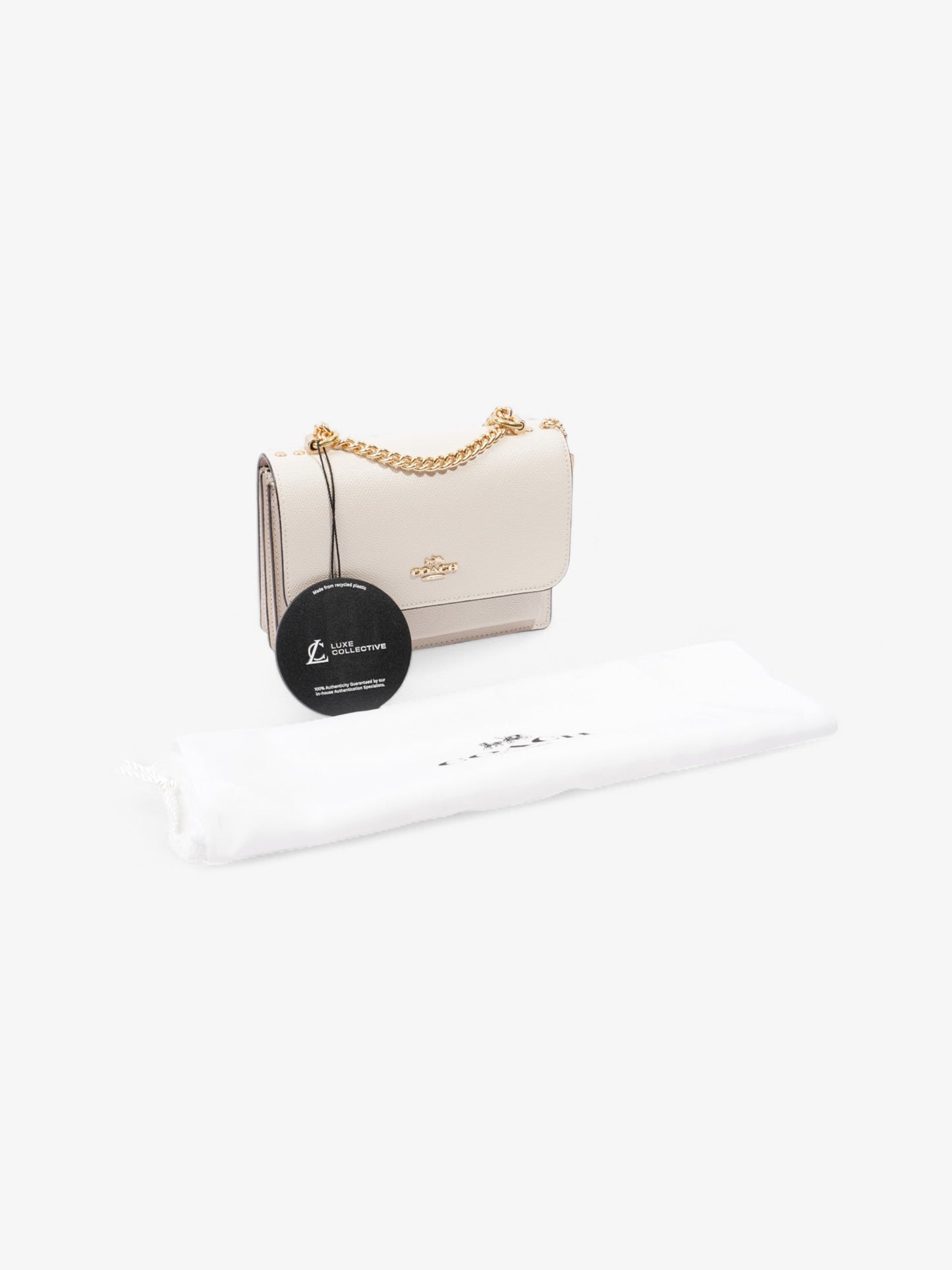 Coach Mini Klare White Leather