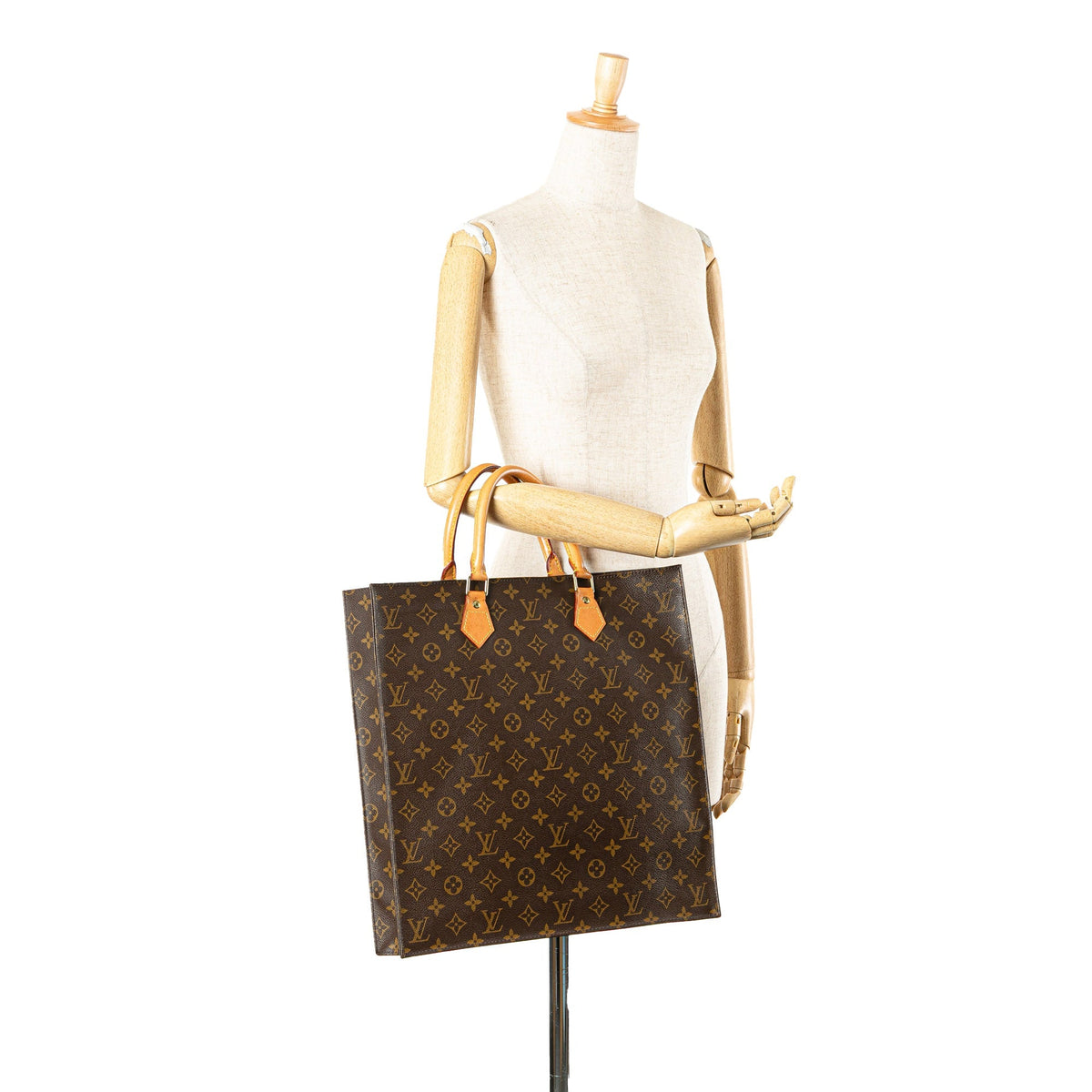 Louis Vuitton Monogram Sac Plat Brown