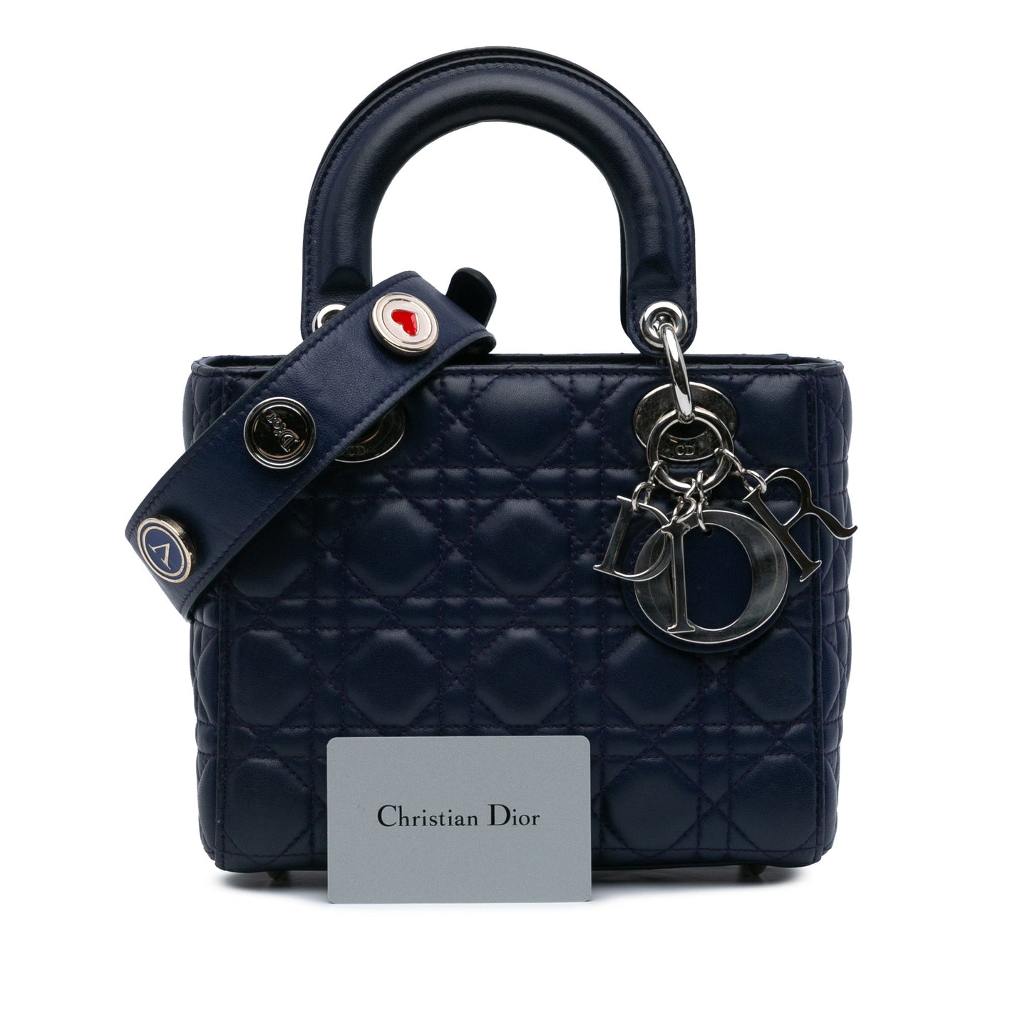 Dior Small Lambskin Cannage My ABCDior Lady Dior Blue