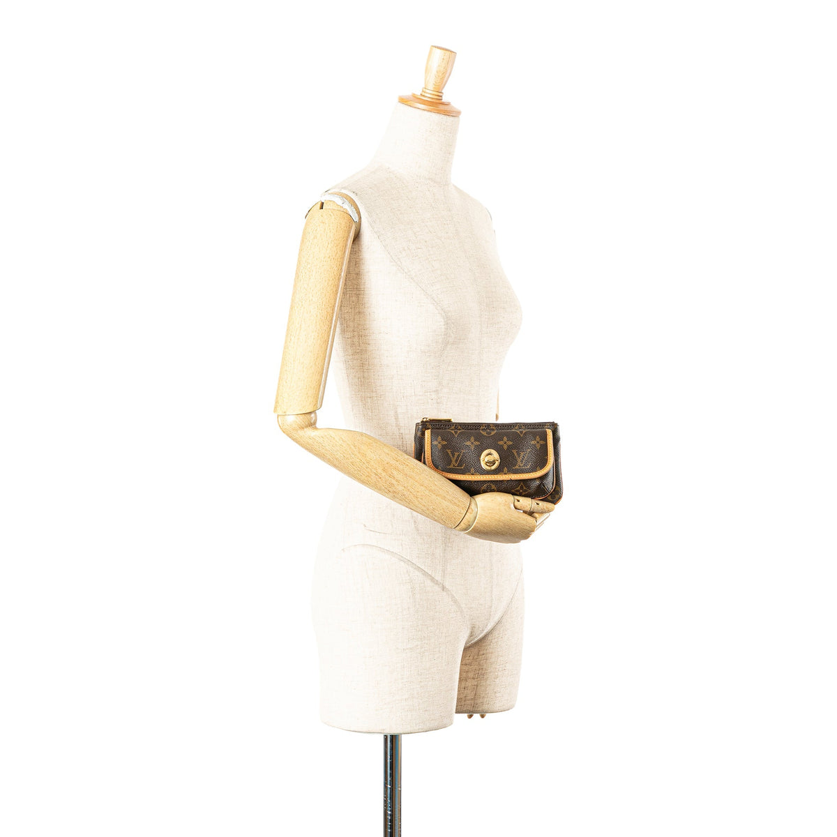 Louis Vuitton Monogram Tikal Pochette Brown