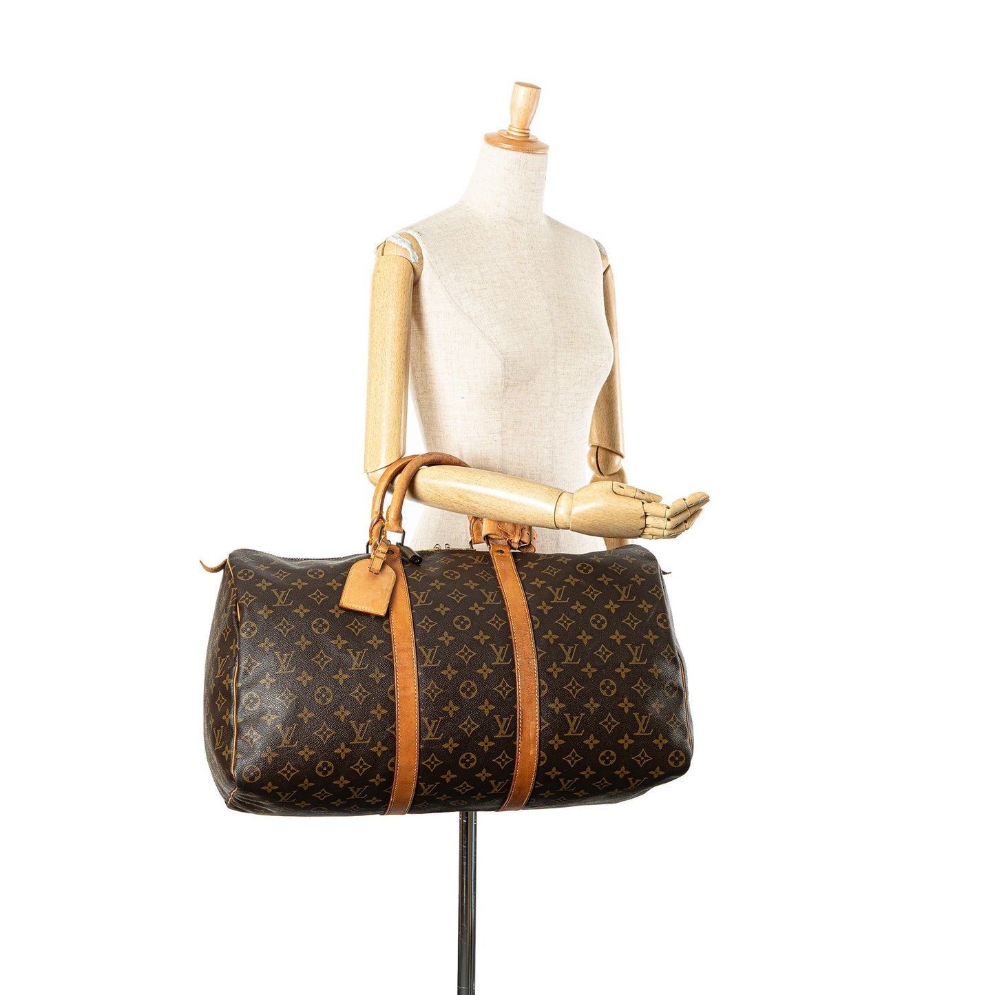 Louis Vuitton Monogram Keepall 50 Brown