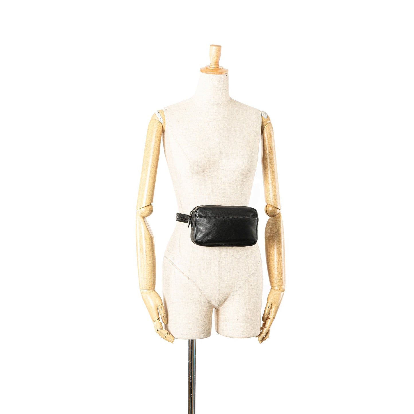 Bottega Veneta Nappa Intrecciato Belt Bag Black