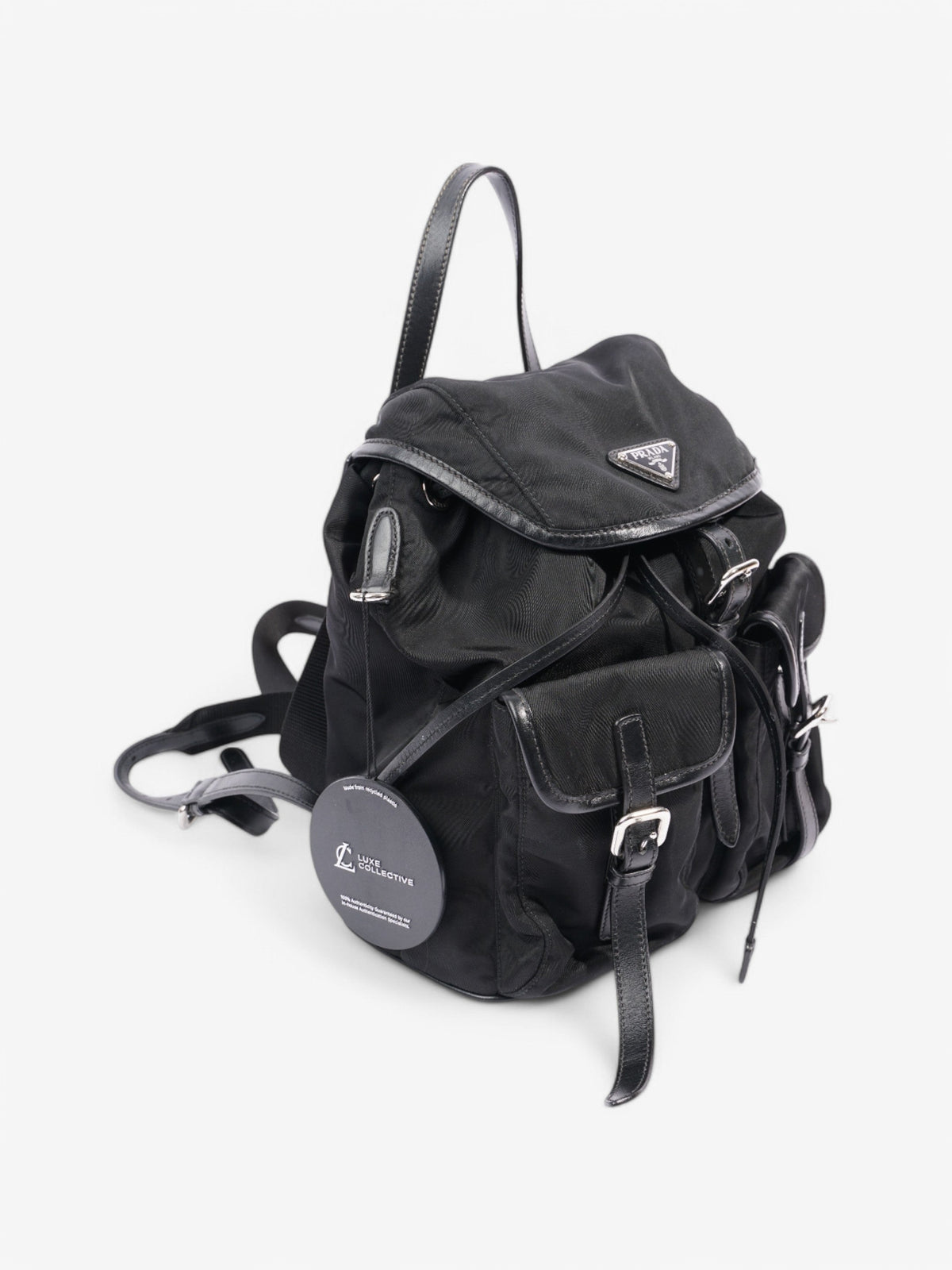 Prada Backpack Black Re Nylon Mini