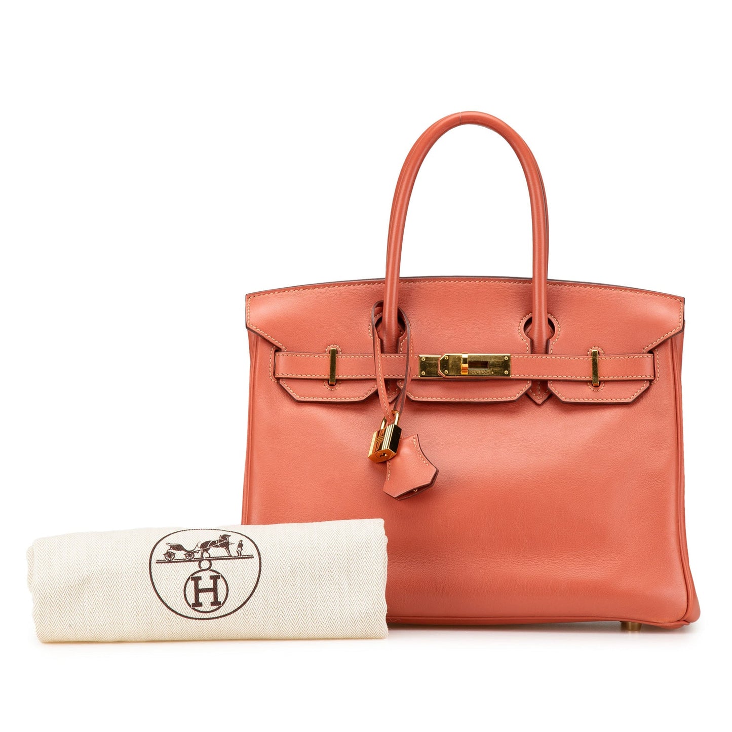 Hermès Swift Birkin Retourne 30 Orange