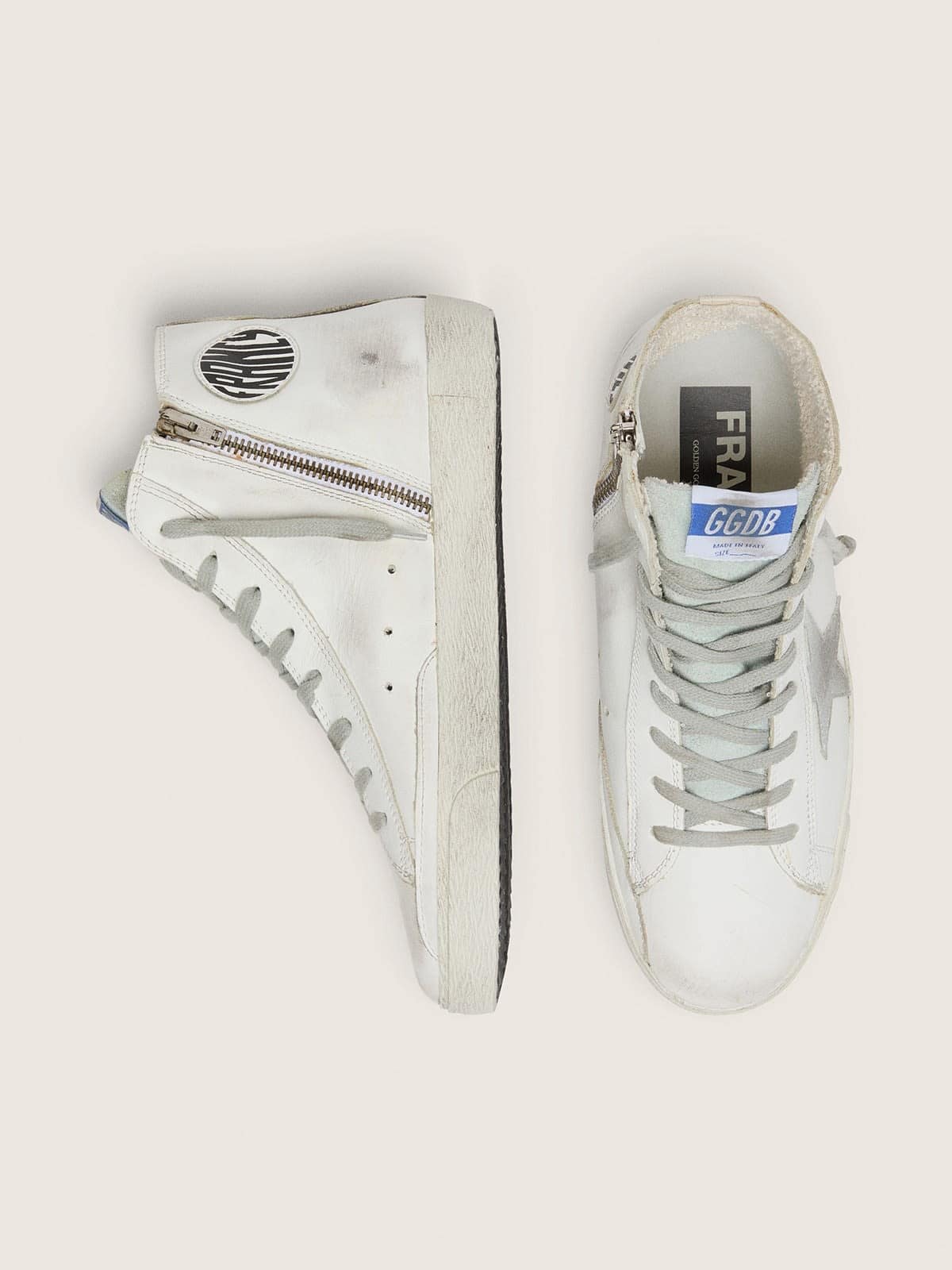 Golden Goose Francy Sneaker - White/Grey