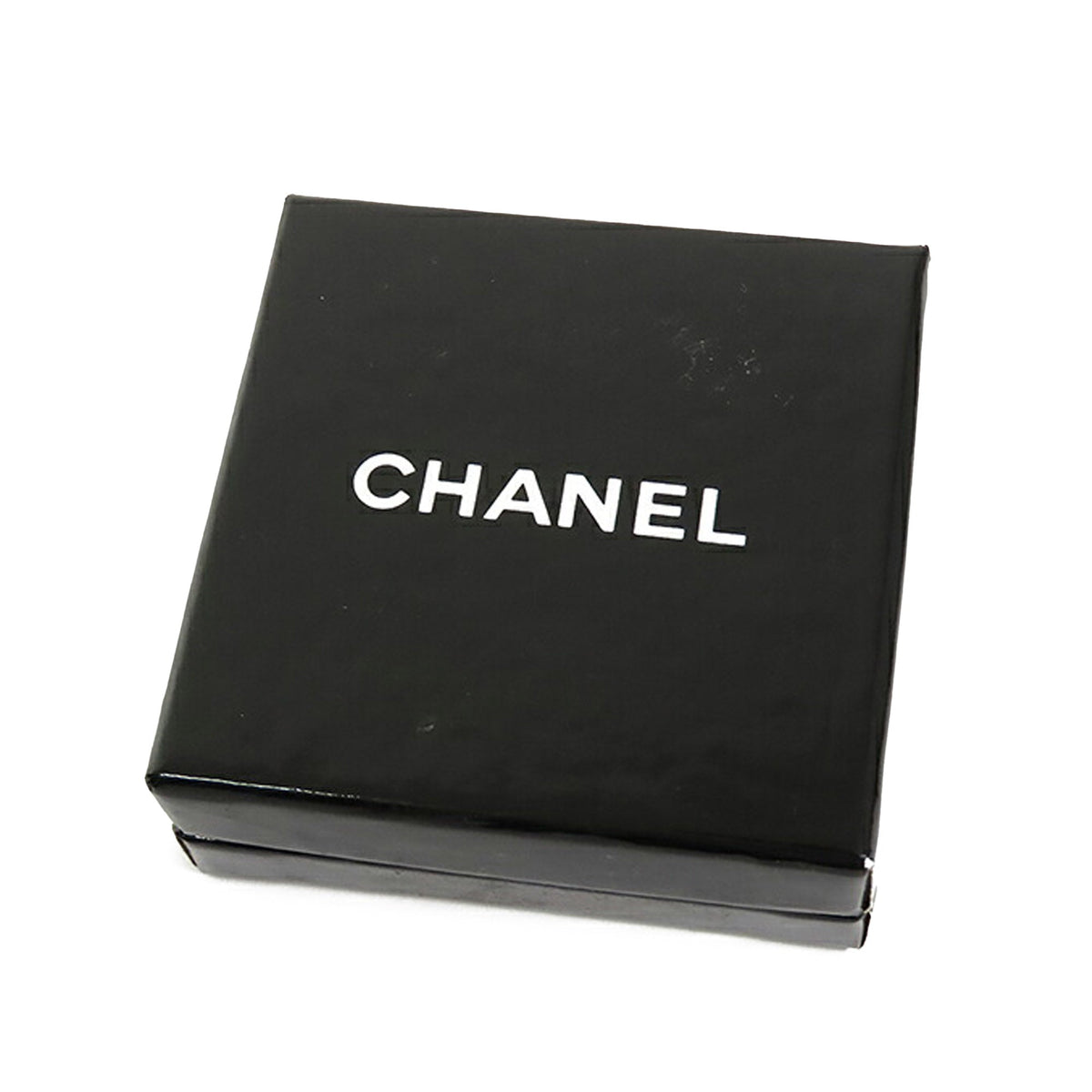 Chanel Gold Plated CC Crown Clip On Earrings Gold