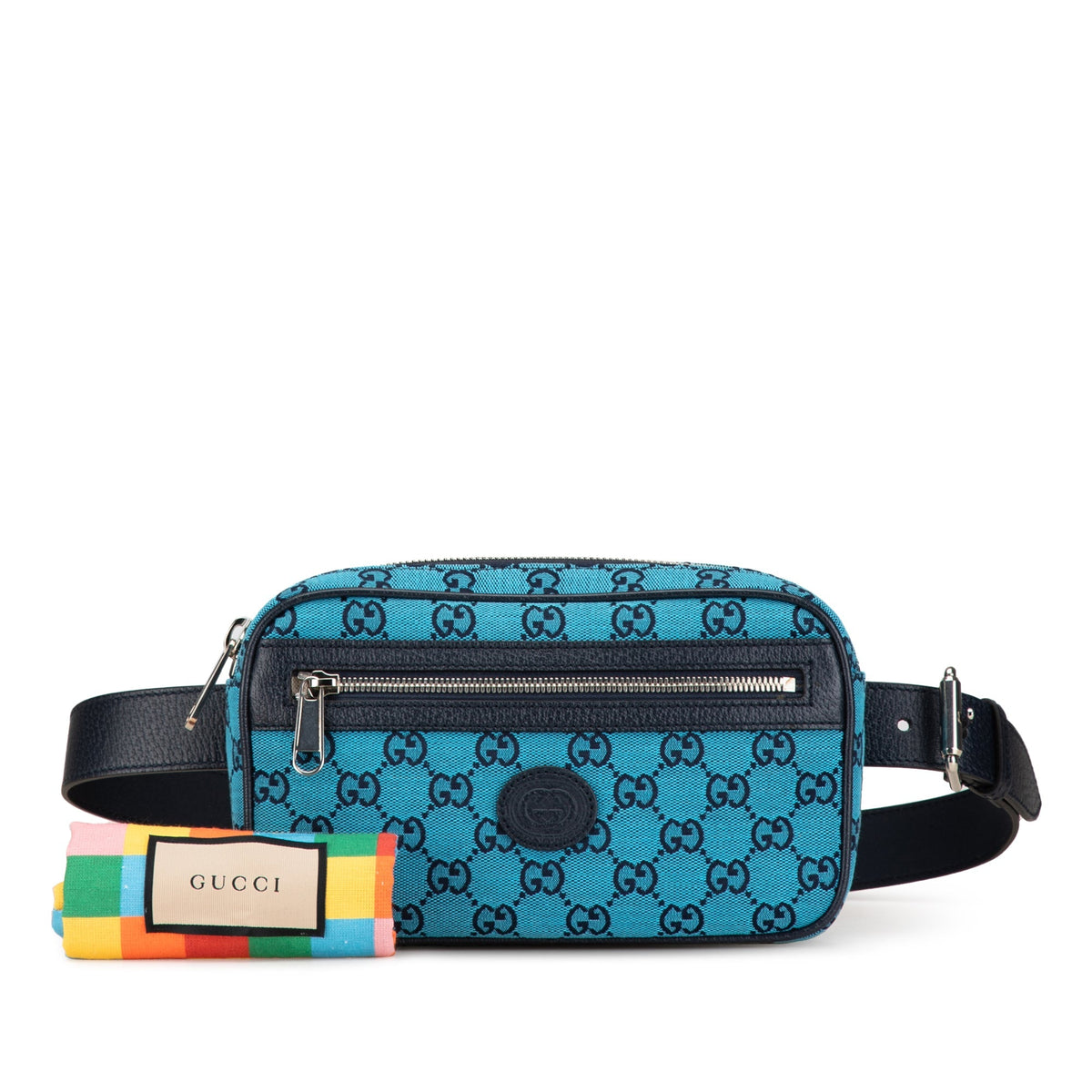Gucci GG Canvas Belt Bag Blue