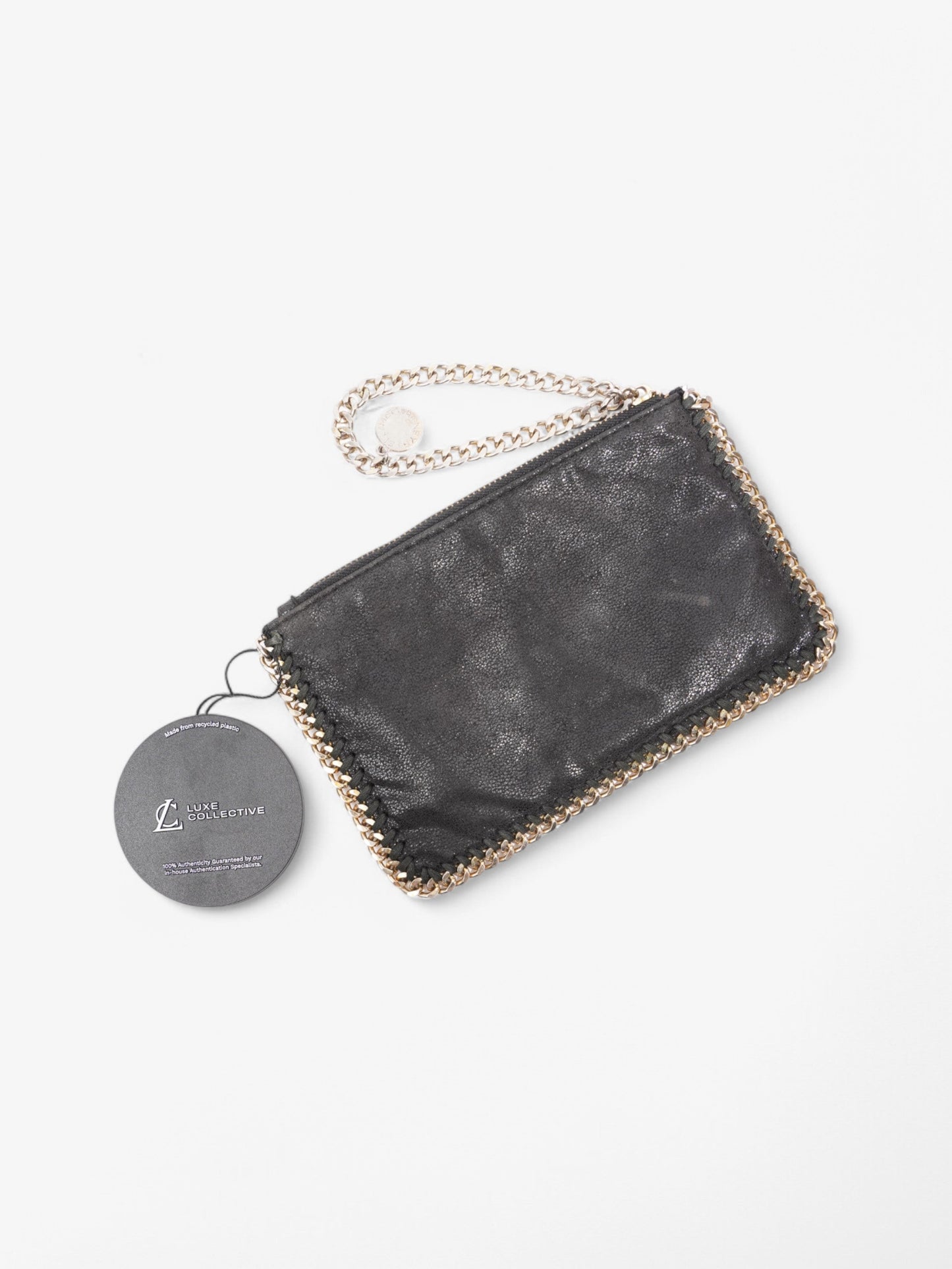Stella McCartney Falabella Clutch Black Leather