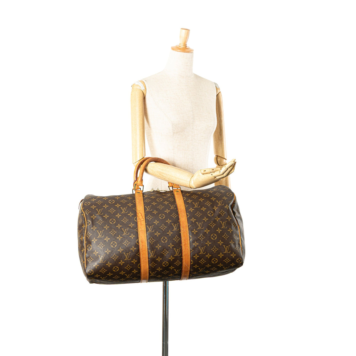 Louis Vuitton Monogram Keepall 50 Brown