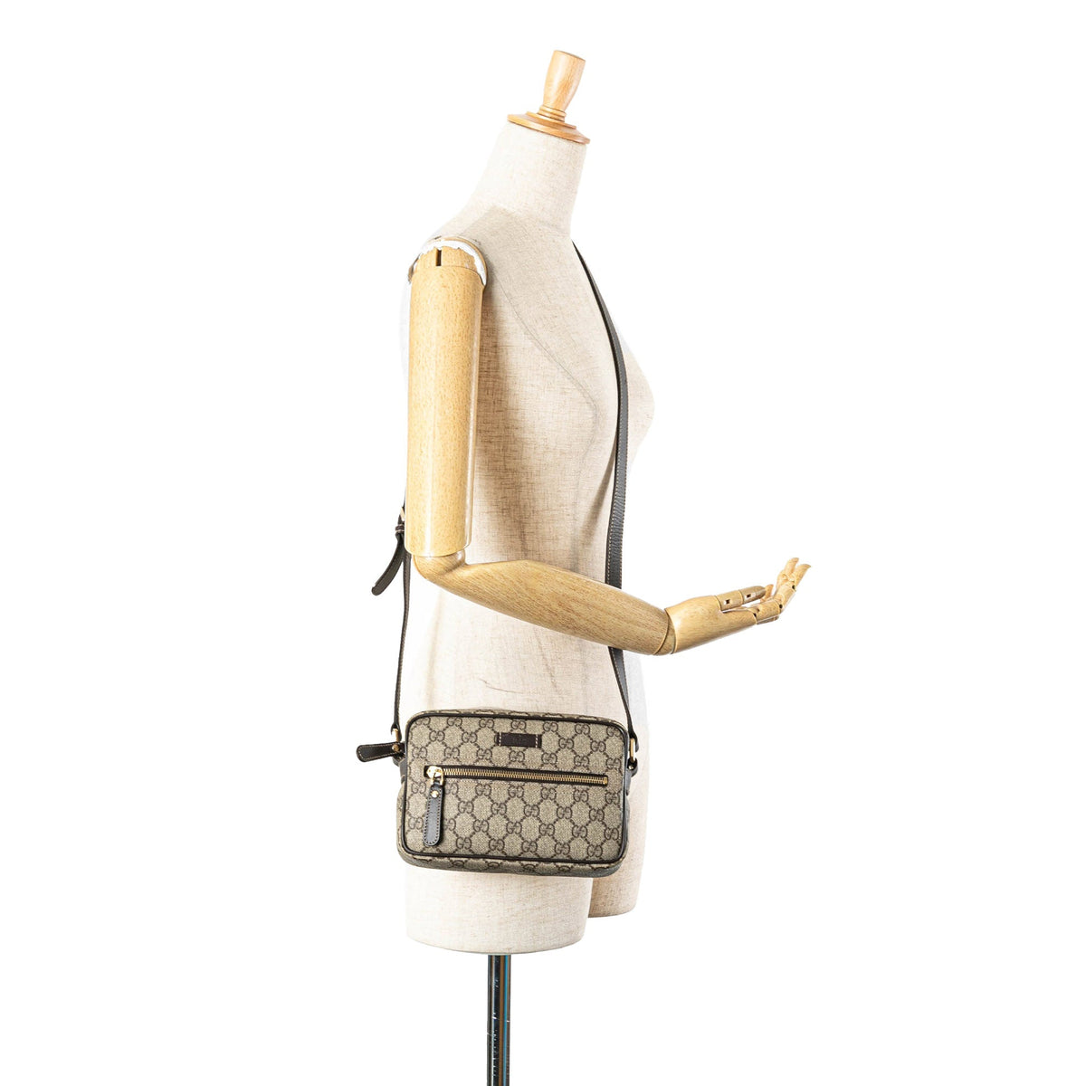 Gucci GG Supreme Crossbody Brown