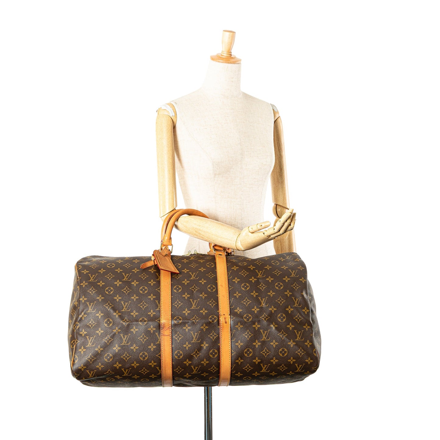 Louis Vuitton Monogram Keepall 55 Brown