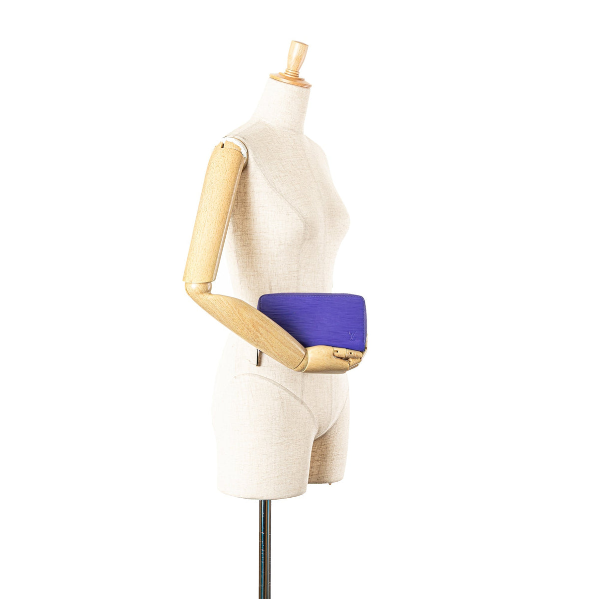 Louis Vuitton Epi Zippy Long Wallet Purple