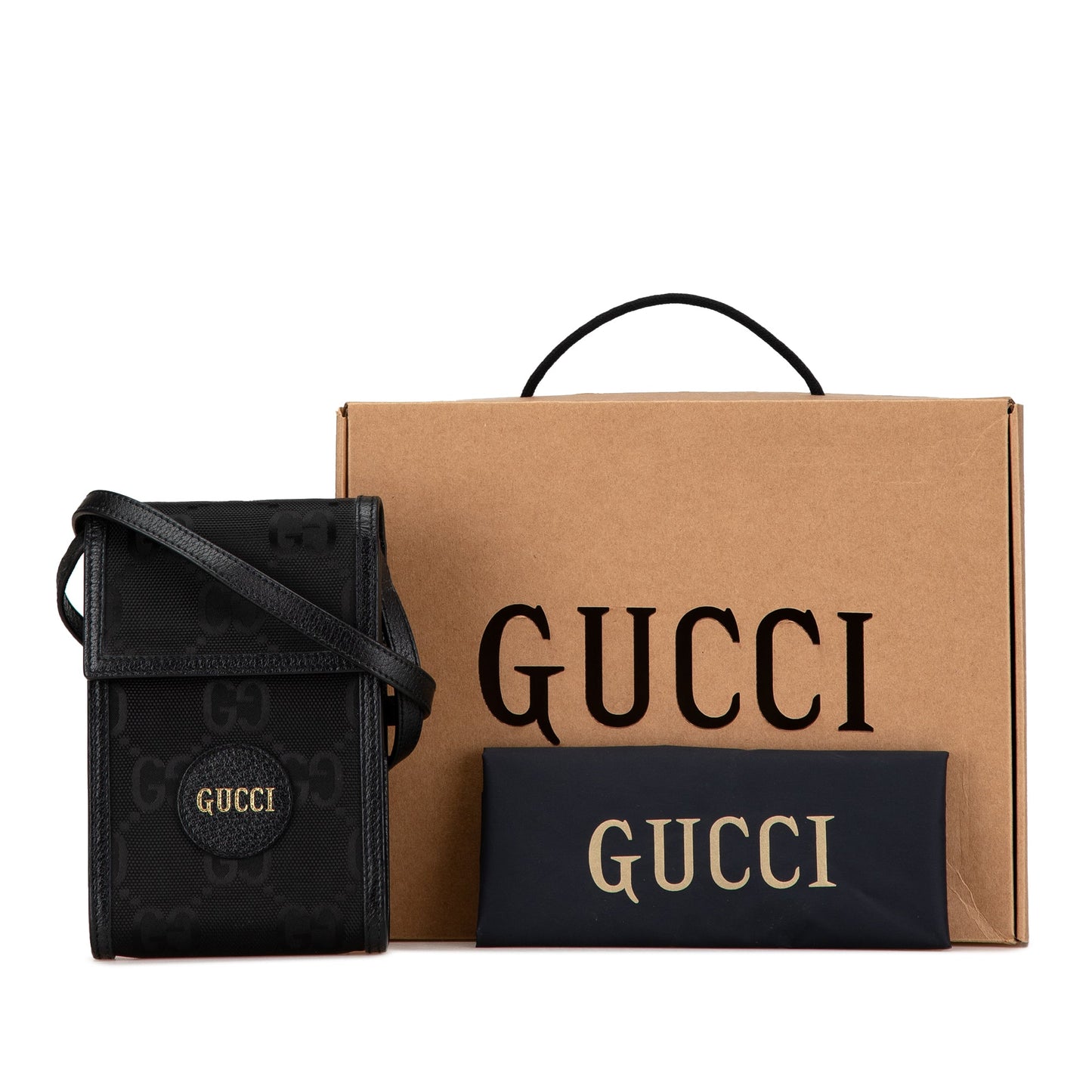 Gucci Mini GG Nylon Off The Grid Crossbody Black