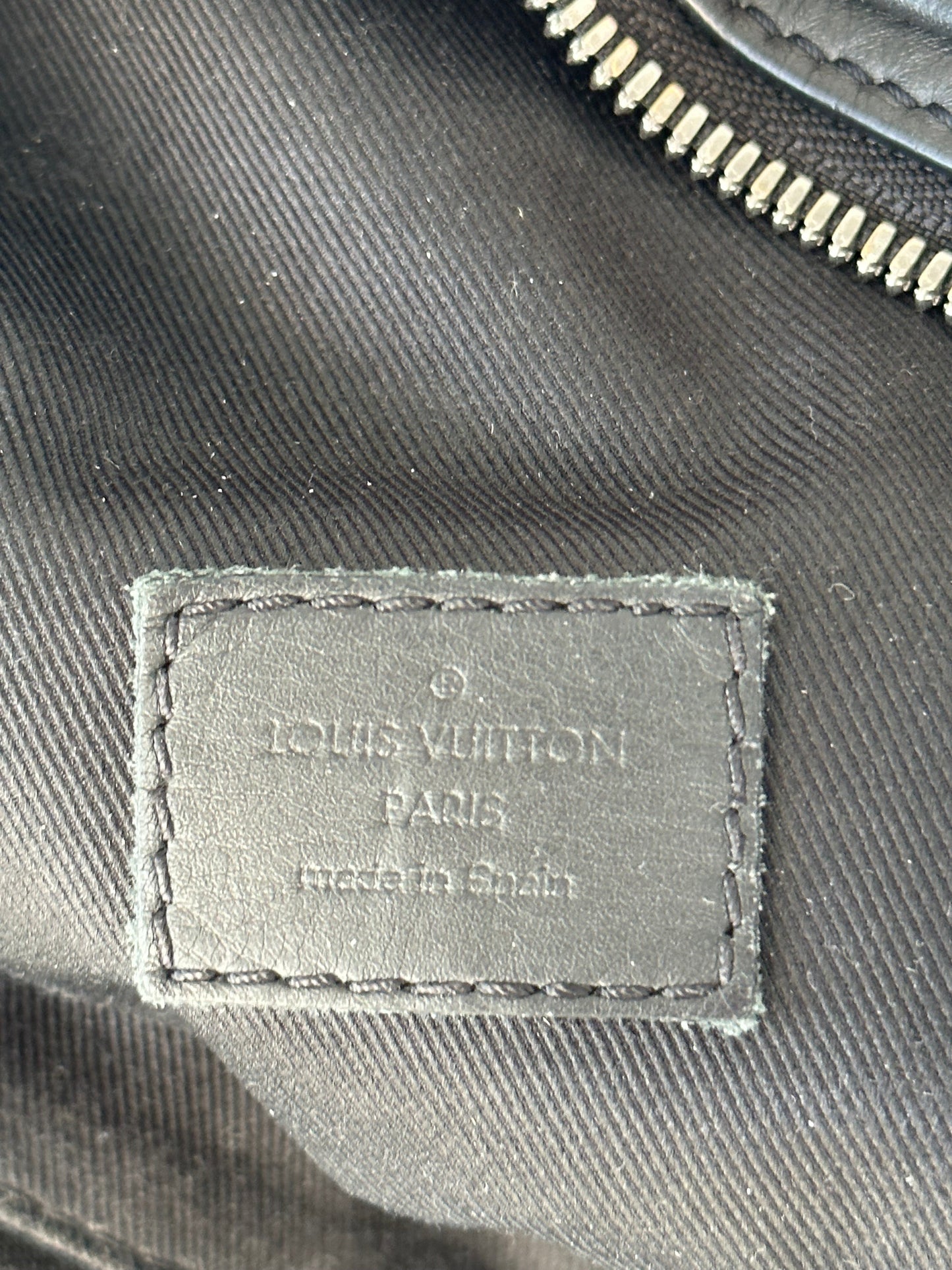 Louis Vuitton Black Infini Damier Campus Bumbag