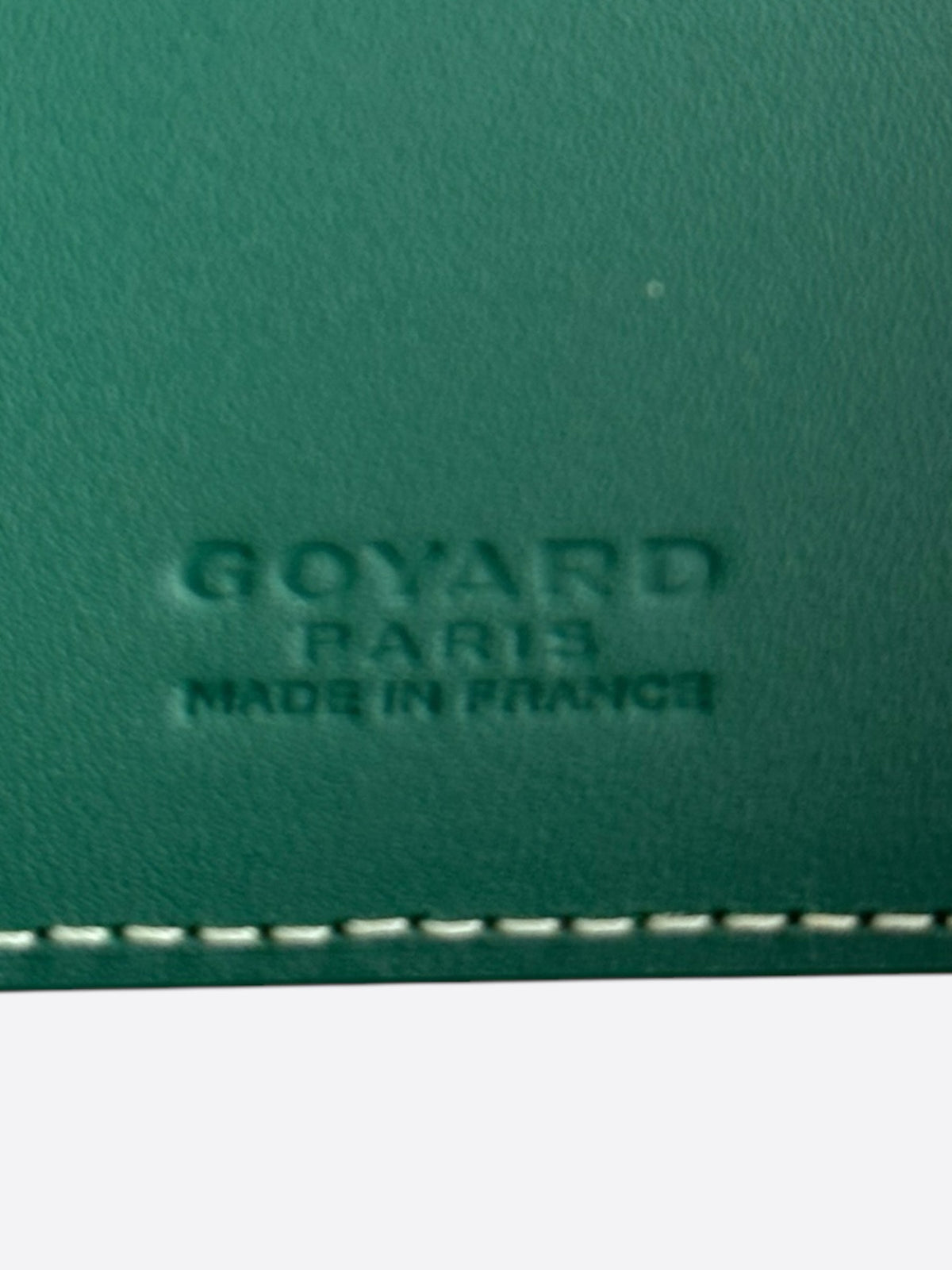 Goyard Green Victoire Wallet