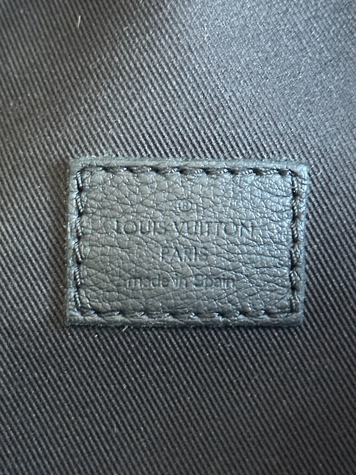 Louis Vuitton Black Shadow Monogram Rush Bumbag