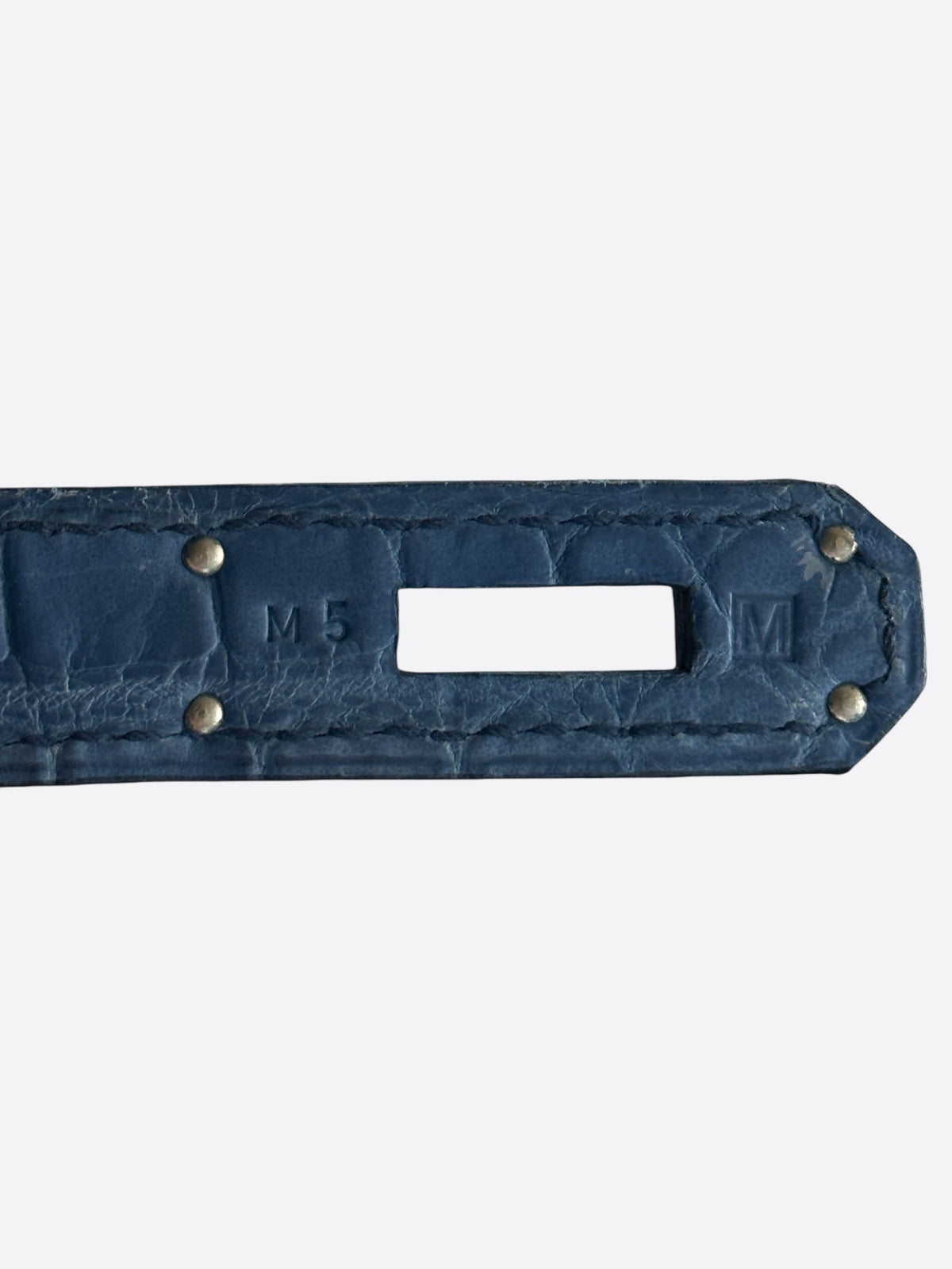 Hermes Blue Crocodile Birkin 35