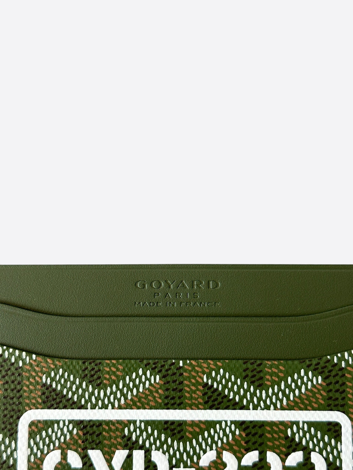 Goyard Khaki Saint Sulpice Card Holder