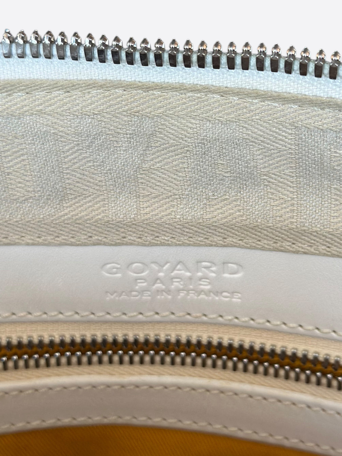 Goyard White Boston 50 Duffel Bag