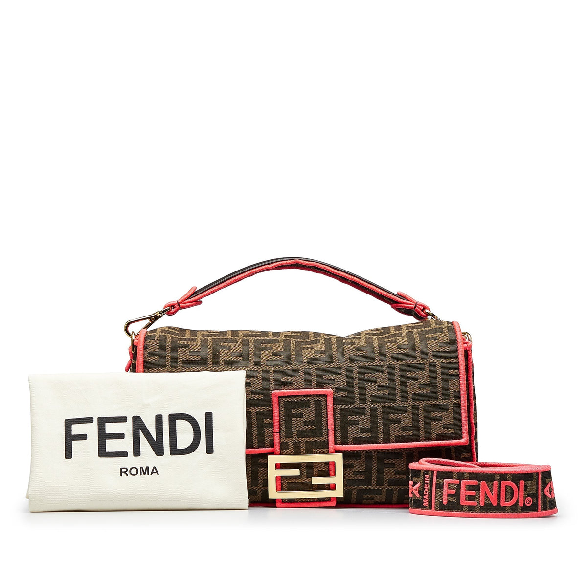 Fendi Fendi Zucca Beguette Brown