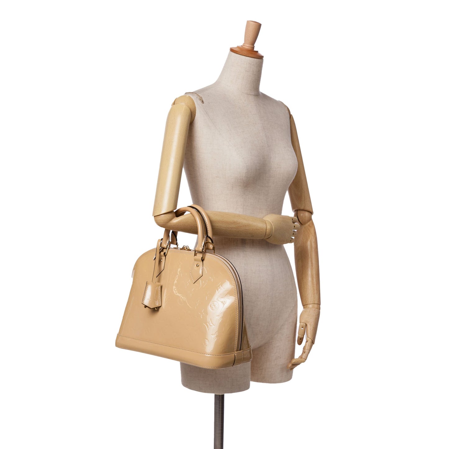 Louis Vuitton Monogram Vernis Alma PM Brown