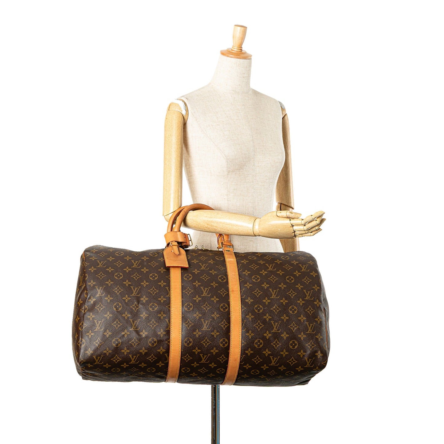 Louis Vuitton Monogram Keepall 55 Brown
