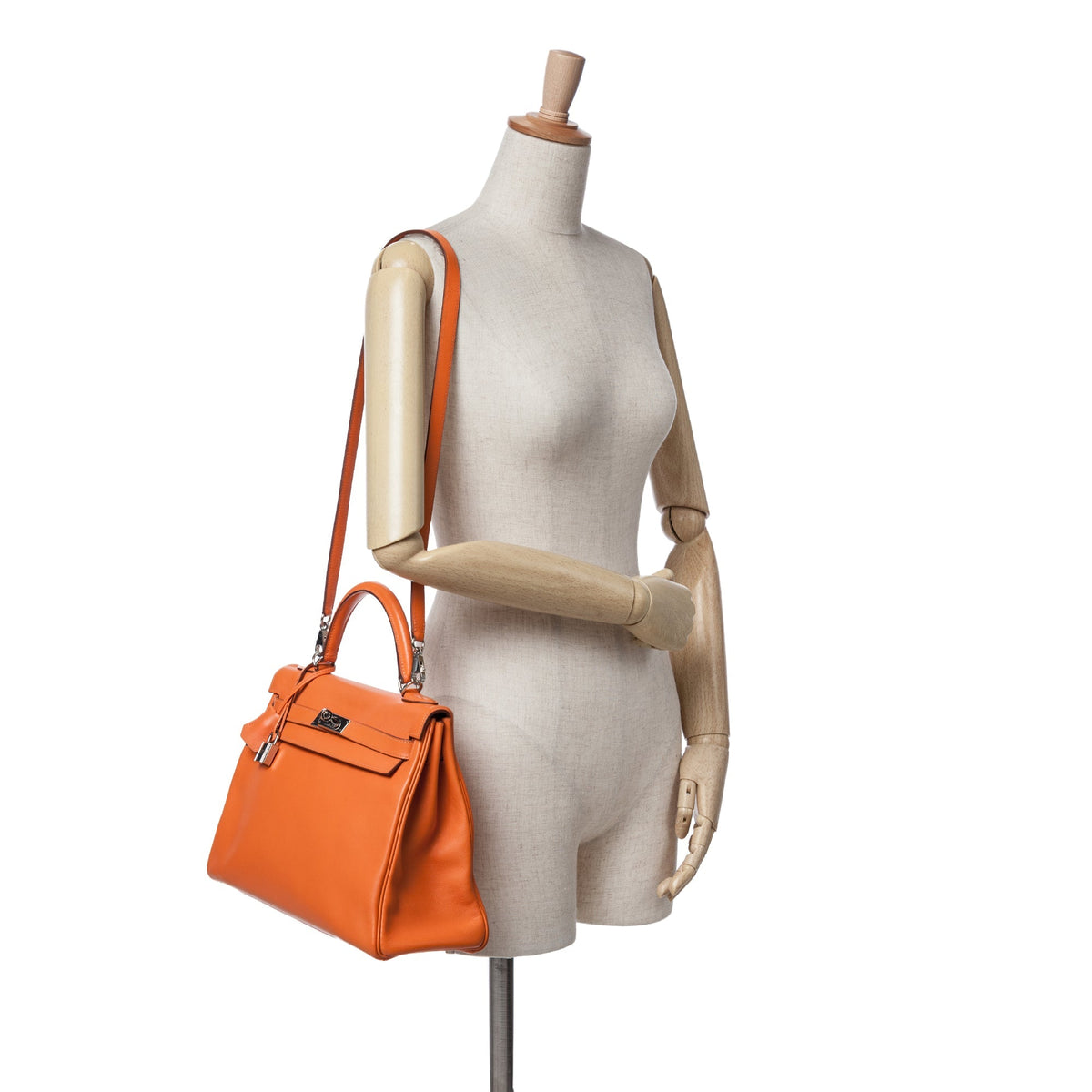 Hermès Swift Kelly II Retourne 32 Orange