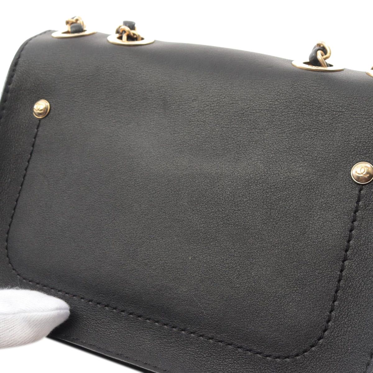 Chanel Quilted Calfskin Multi Pouching Flap Black