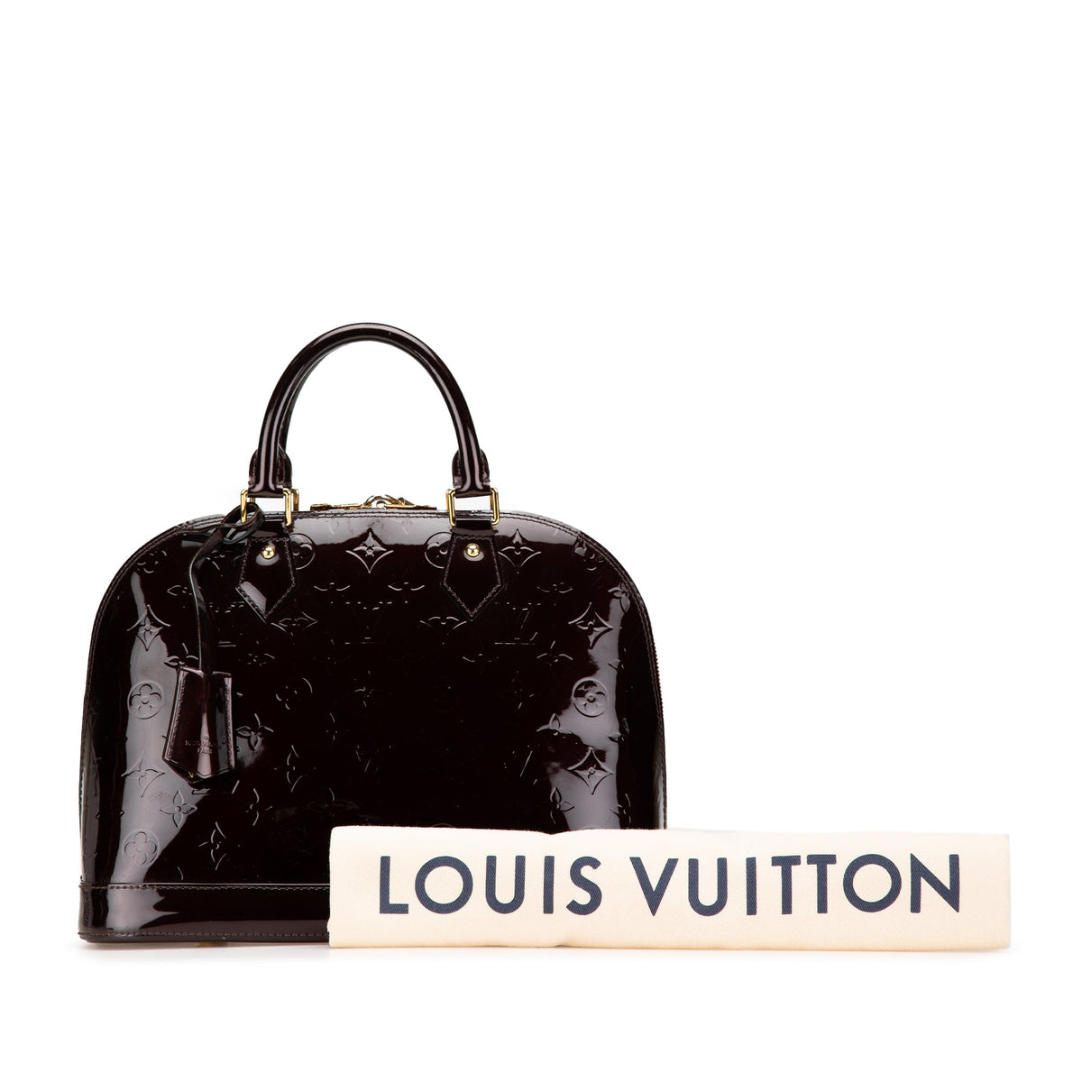 Louis Vuitton Monogram Vernis Alma PM Purple