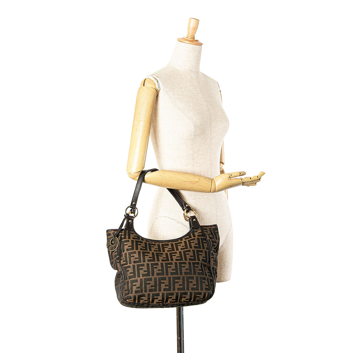 Fendi Zucca Canvas Chef Tote Brown
