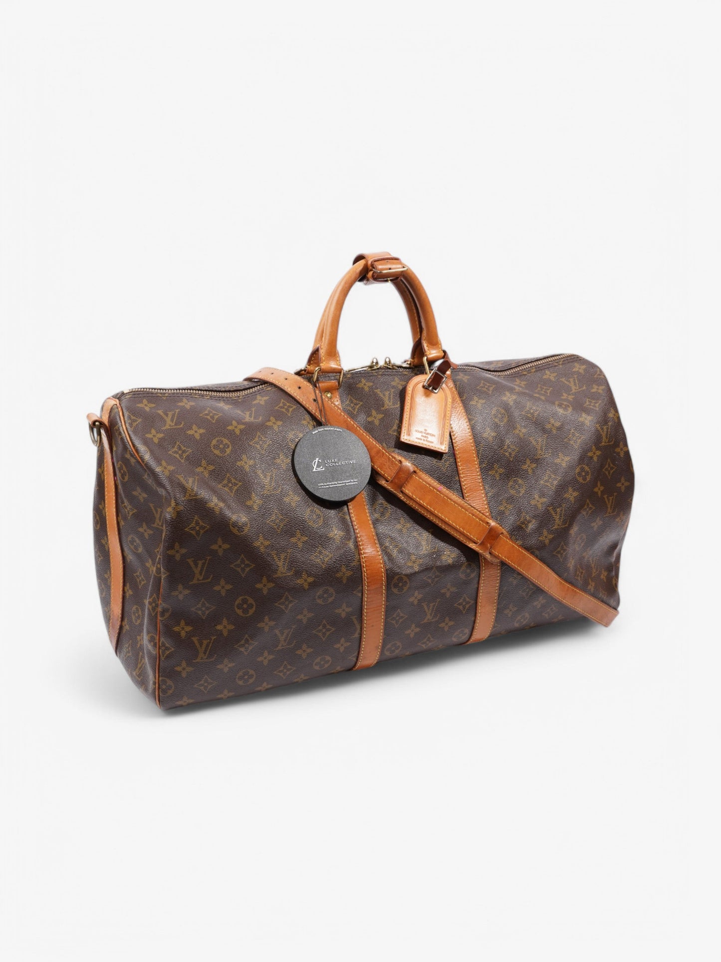 Louis Vuitton Keepall Bandouliere Monogram Coated Canvas 55