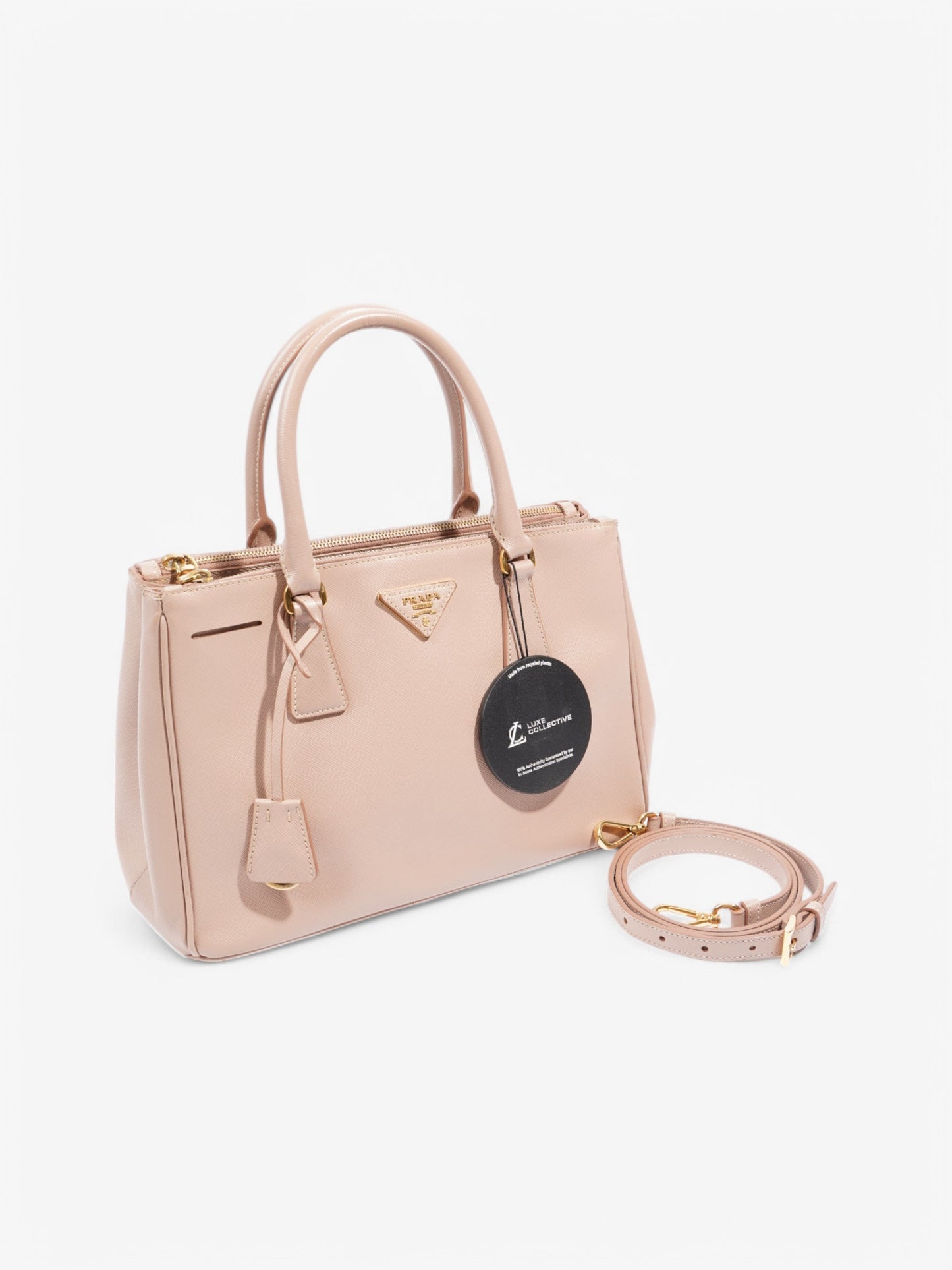 Prada Galleria Pink Saffiano Leather