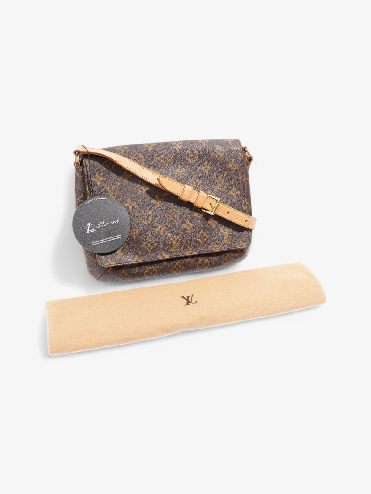 Louis Vuitton Musette Tango Monogram Coated Canvas