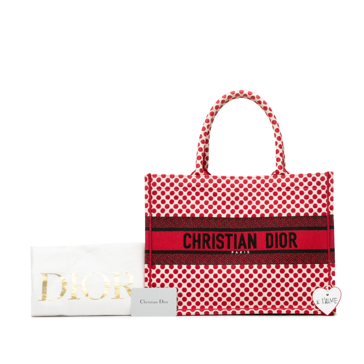 Dior Medium Dioramour Book Tote Red